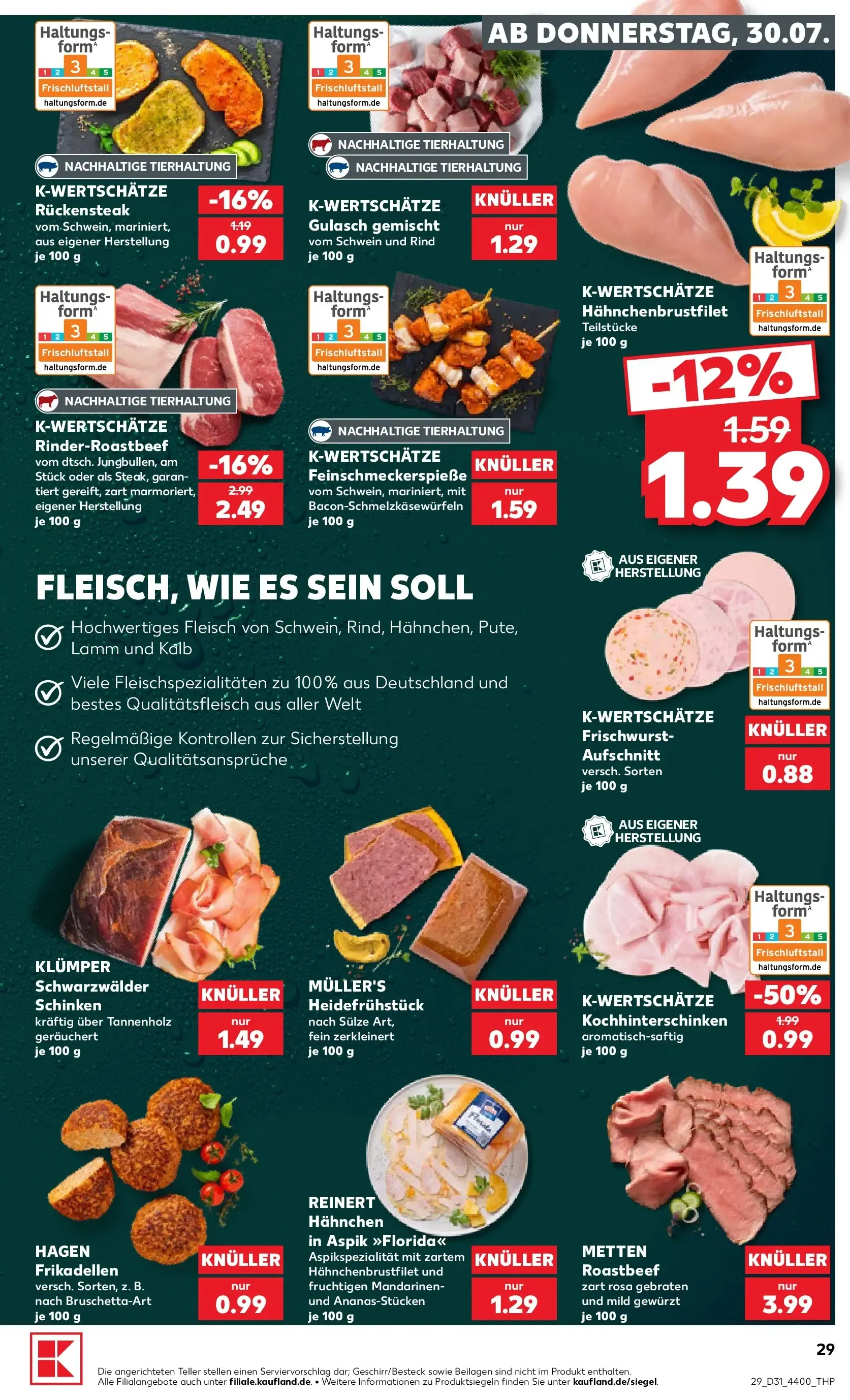 Prospekt Kaufland ab 30.07.2026 » Angebote Online zum Blättern von 30. Juli bis 5. August 2026 - Prospekt seite 29