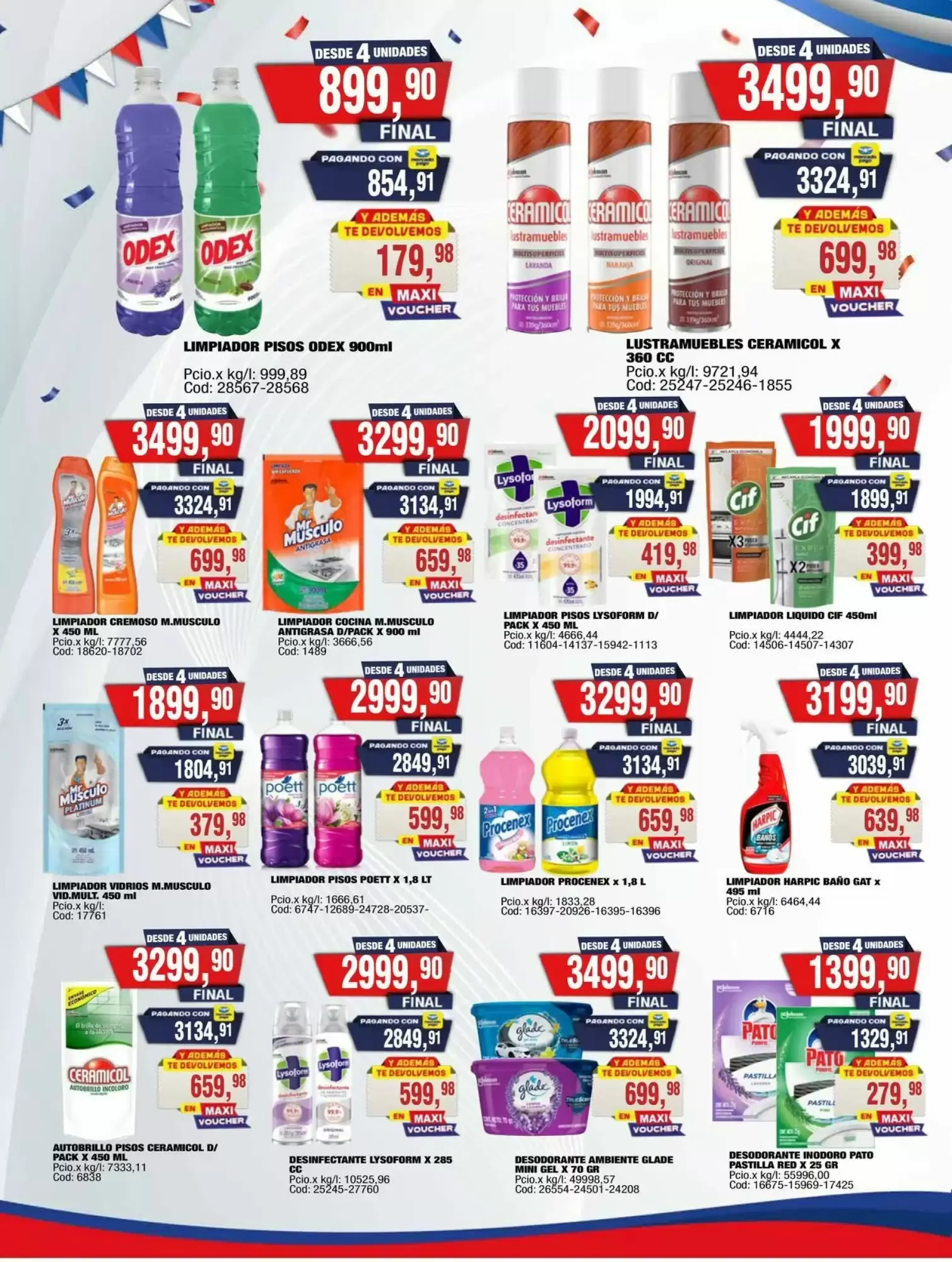 Ofertas de SUPERMERCADO MAYORISTA MAXICONSUMO 3 de agosto al 9 de agosto 2026 - Página 28 del catálogo