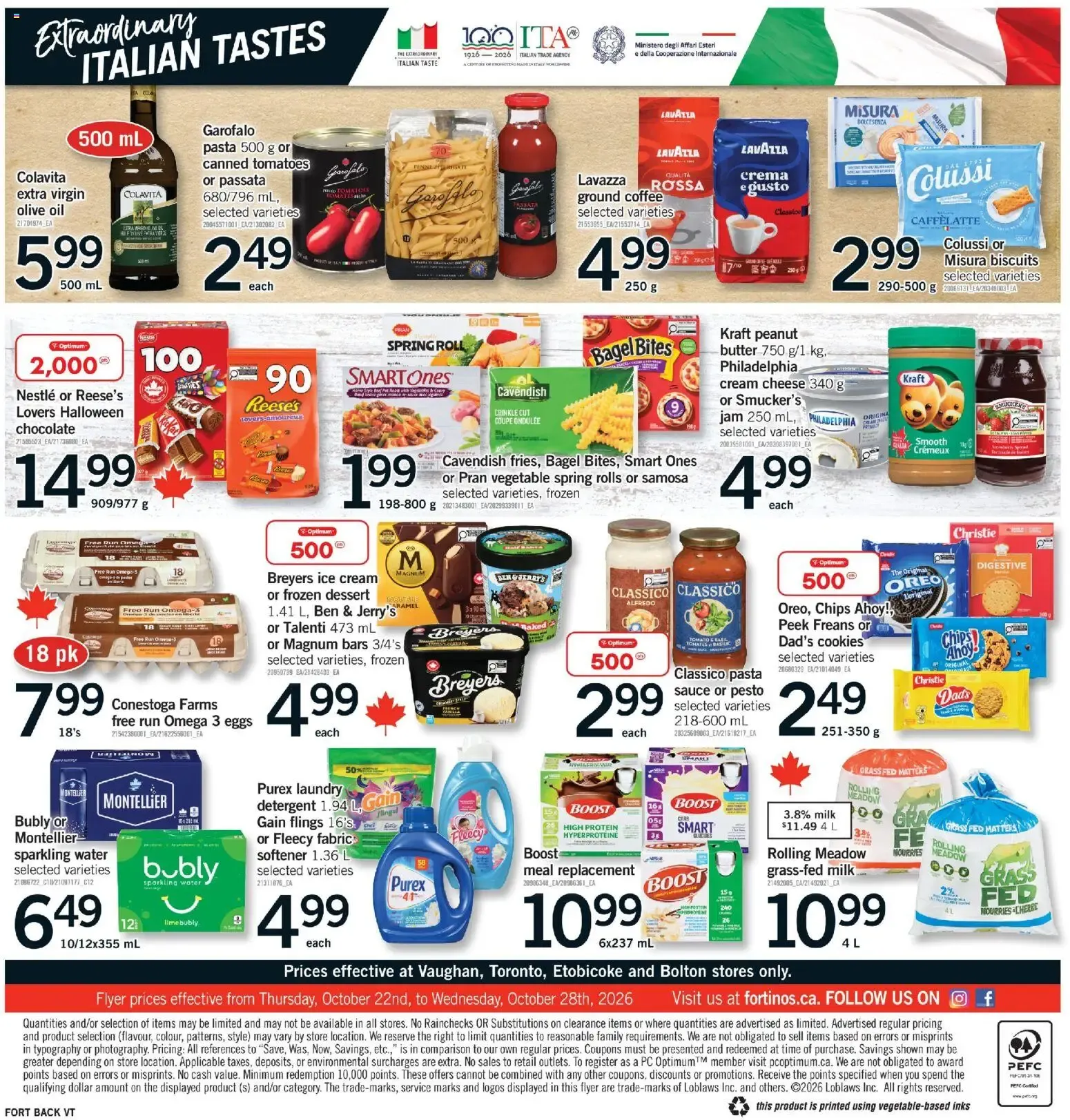 Fortinos weekly flyer / circulaire from Oct 22, 2026 > weekly specials & deals from October 22 to October 28 2026 - flyer page 2