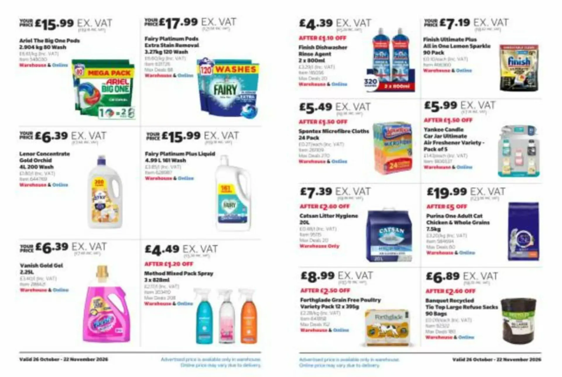 Costco leaflet from 26 October to 22 November 2026 - Catalogue Page 15
