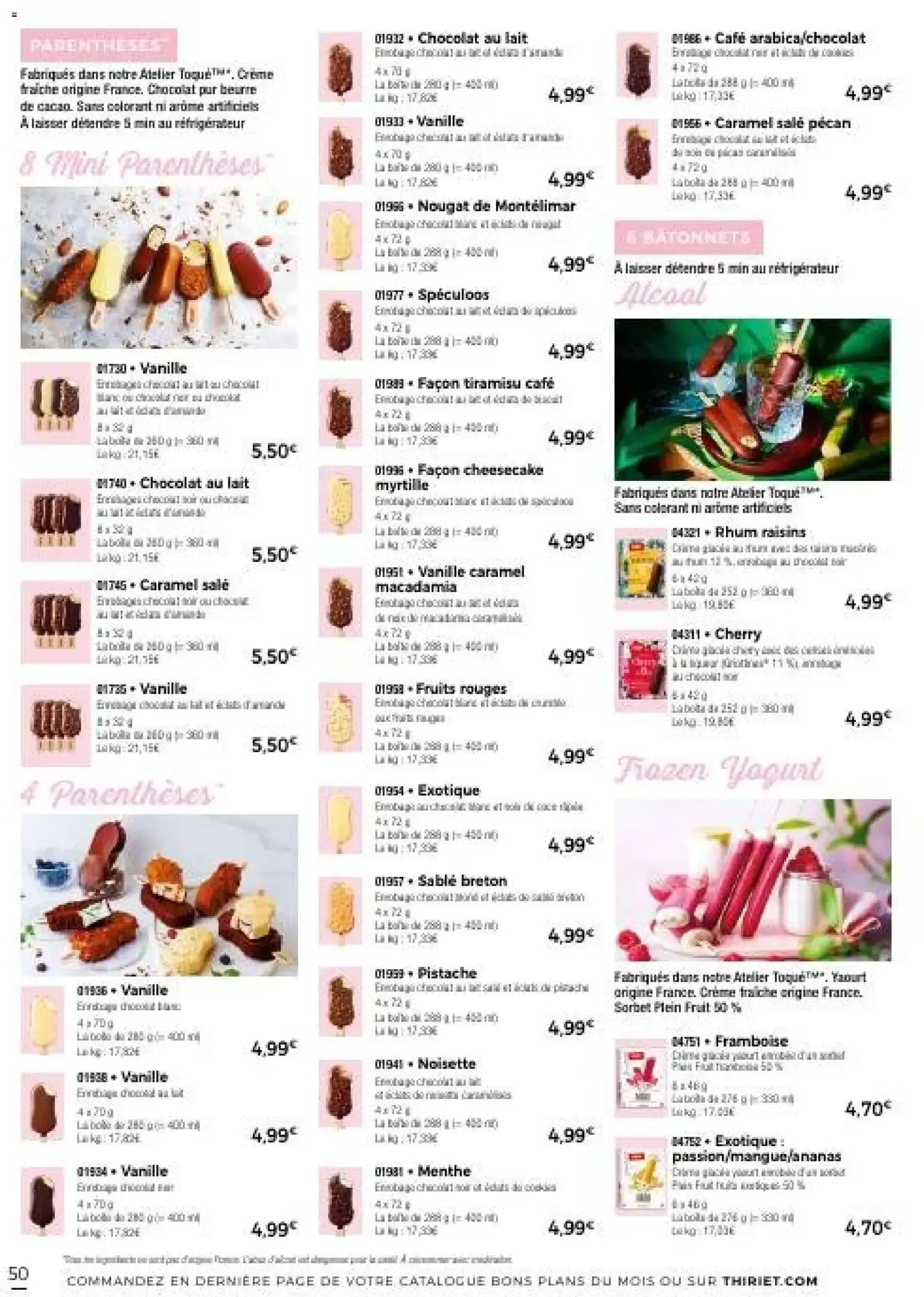 Thiriet - Catalogue automne à partir du 30/09/2026 - promo en ligne du 30 septembre au 31 décembre 2026 - Catalogue page 50