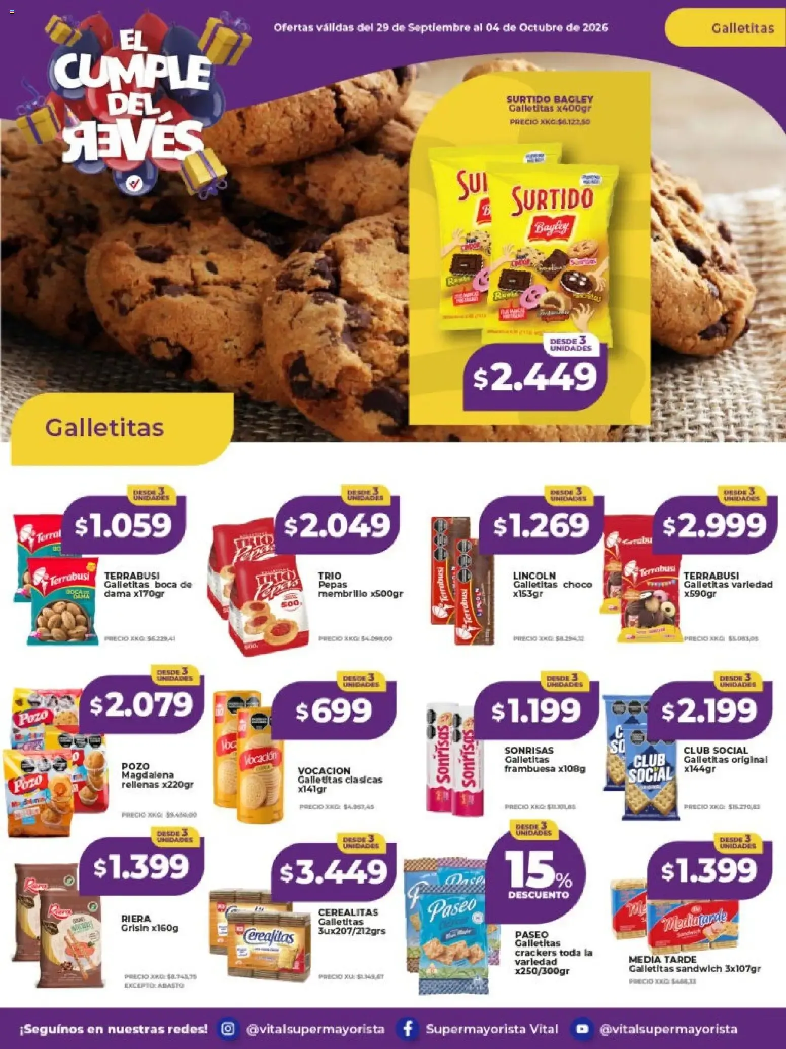 Ofertas de Vital - El Cumple del Revés 29 de septiembre al 4 de octubre 2026 - Página 23 del catálogo