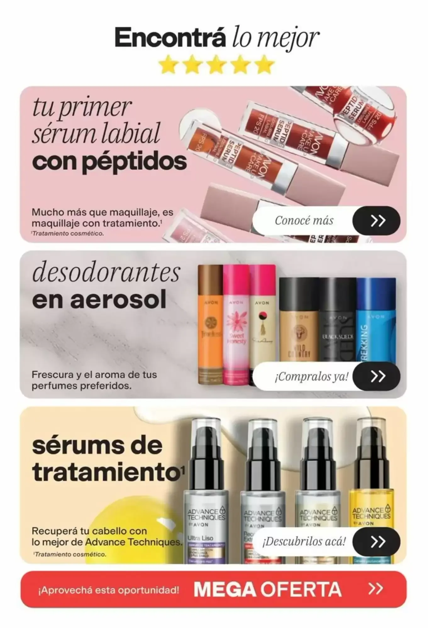 Ofertas de Tu primer sérum labial Avon con péptidos 12 de octubre al 27 de octubre 2026 - Página 5 del catálogo