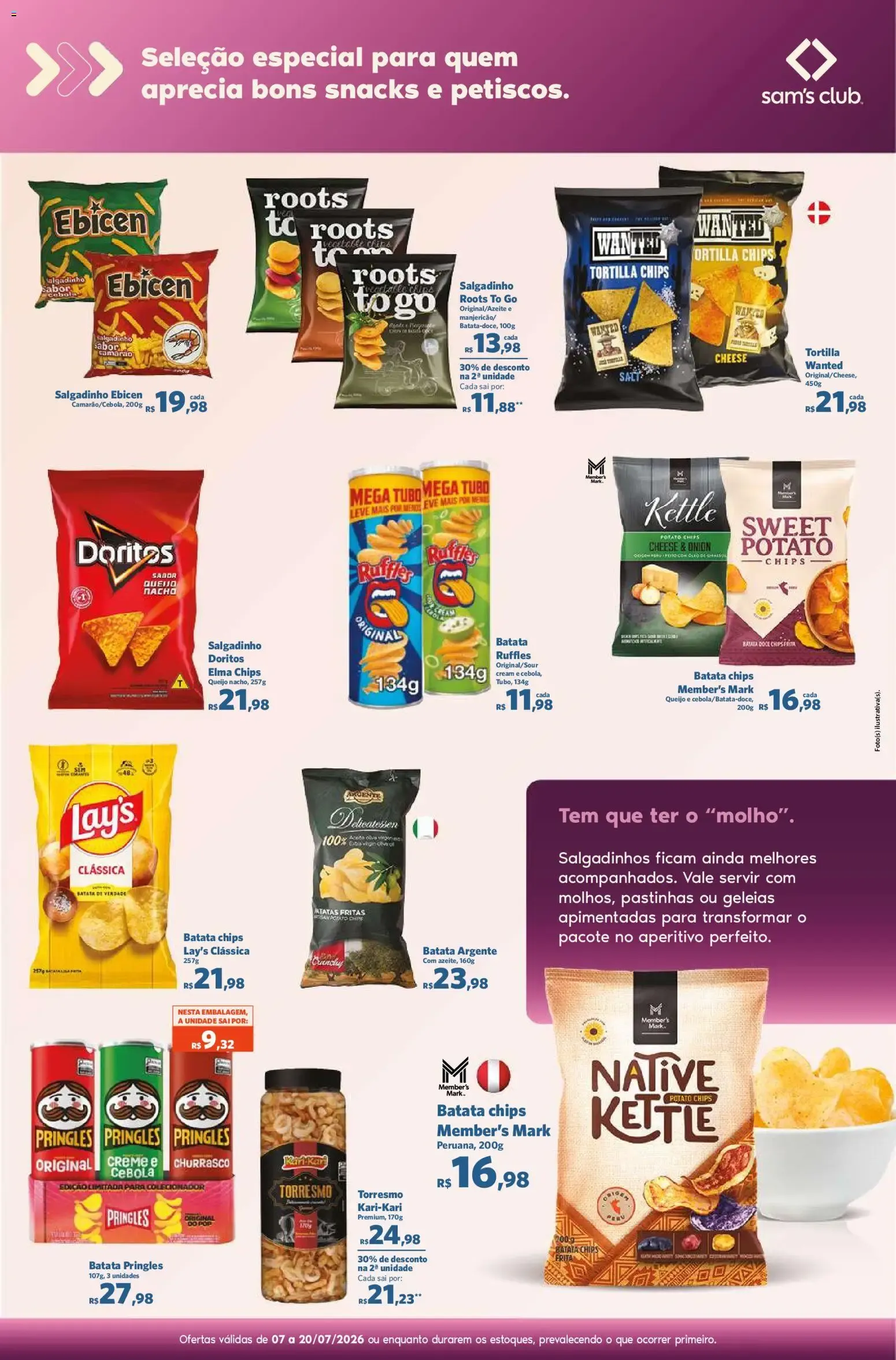 Encarte de Sam's Club ofertas Mundo das Delícias de 07/07/2026 | Promoções Online 7 de julho até 20 de julho 2026 - Pagina 7
