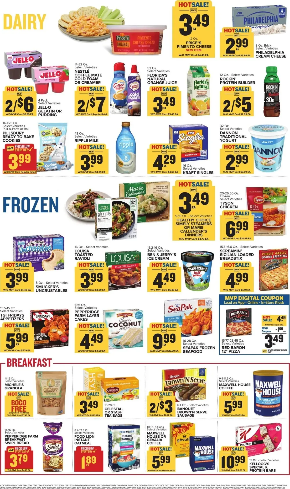 Weekly promotion Current Food Lion leaflet valid from Wednesday 10/21/2026 to Tuesday 10/27/2026 spanning from October 21 to October 27 2026 - Page 12 for Catalogue 365