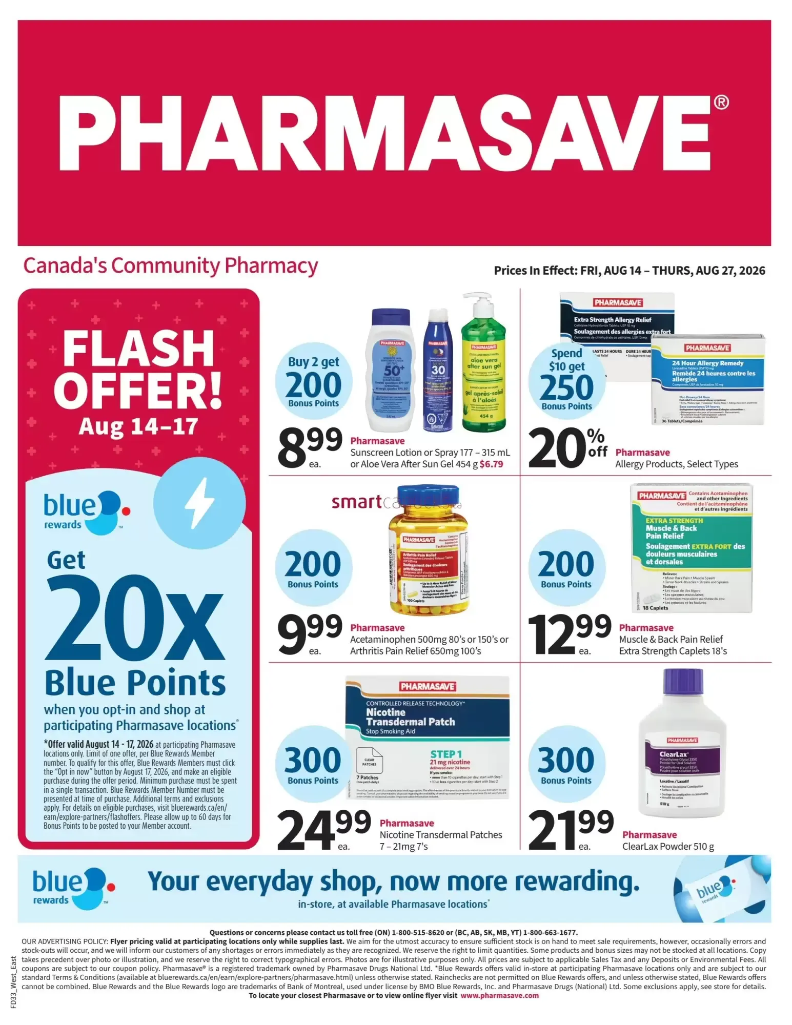 Pharmasave flyer