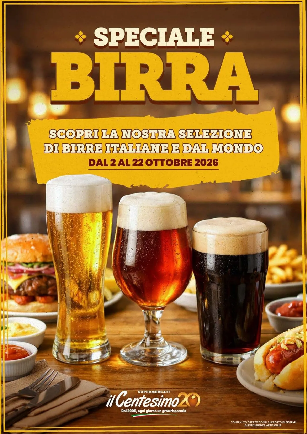 Volantino attuale di il Centesimo - Speciale Birre valido dal venerdì 02/10/2026 al giovedì 22/10/2026 da 2 ottobre a 22 ottobre di 2026 - Pagina del volantino 1