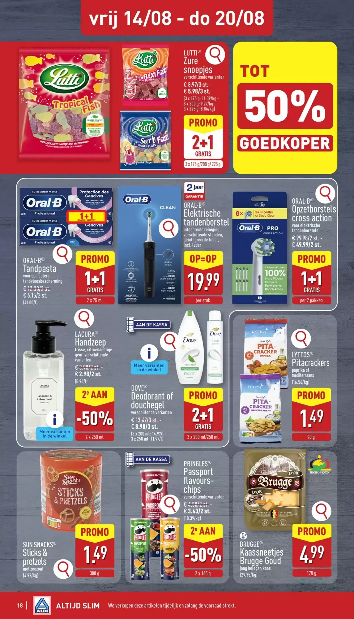 ALDI Folder ma 10/08 t.e.m. vrij 14/08 van 10 augustus tot 14 augustus 2026 - folder pagina 18