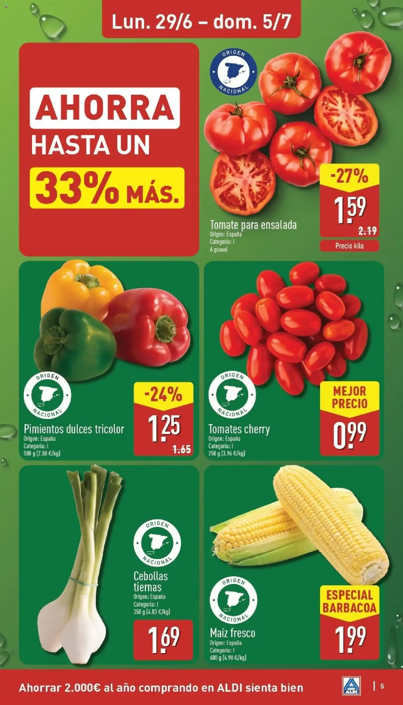 Catálogo de ALDI: Un baño de frescura al mejor precio. 29 de junio al 5 de julio 2026 - Página 5