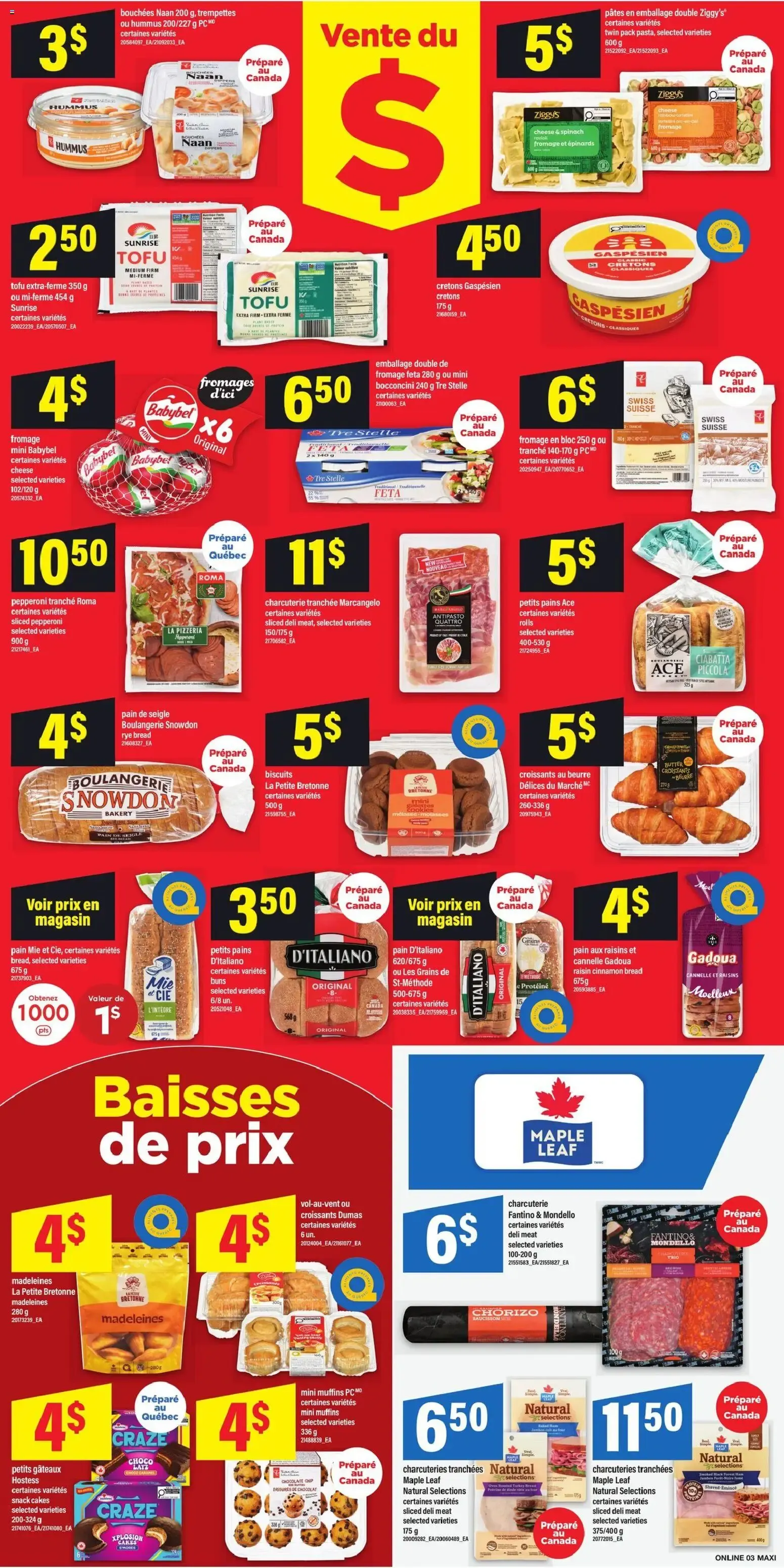 Maxi weekly flyer / circulaire from Sep 3, 2026 > weekly specials & deals from September 3 to September 9 2026 - flyer page 5