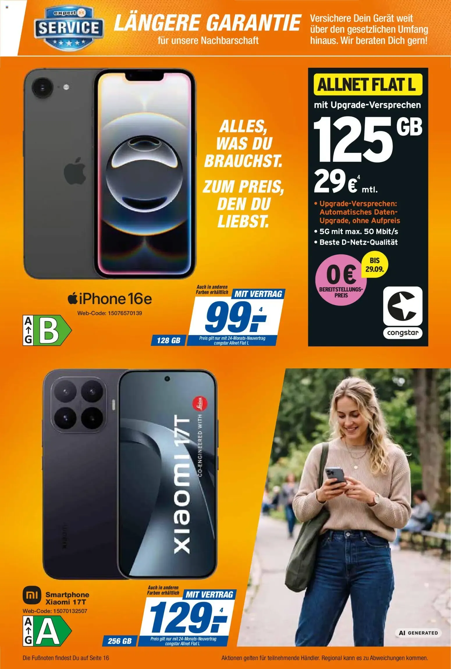 Expert Telekommunikations-Highlights im September (ab 01.09.2026) zum Blättern von 1. September bis 30. September 2026 - Prospekt seite 15