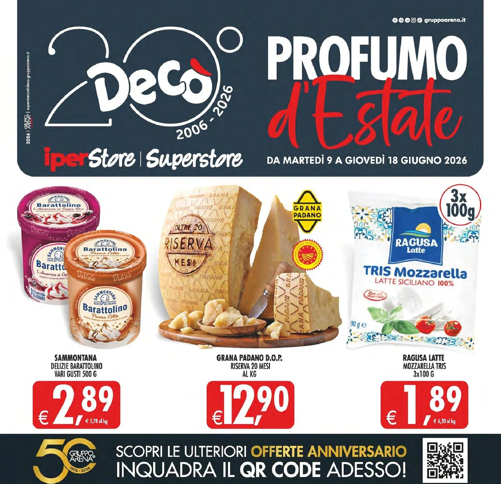 Decò Iperstore/Superstore - Profumo d'Estate da 9 giugno a 18 giugno di 2026 - Pagina del volantino 1