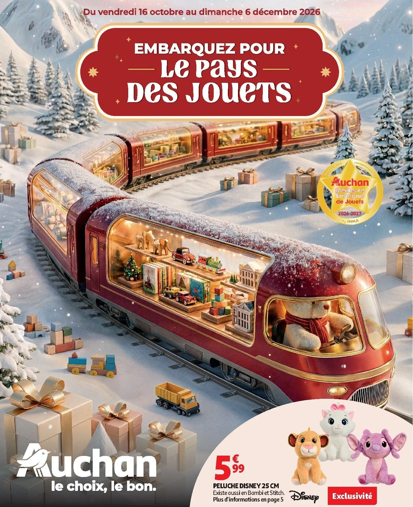 Current Auchan - Jouets de Noël leaflet valid from du vendredi 16/10/2026 to du dimanche 06/12/2026 du 16 octobre au 6 décembre 2026 - Catalogue page 1