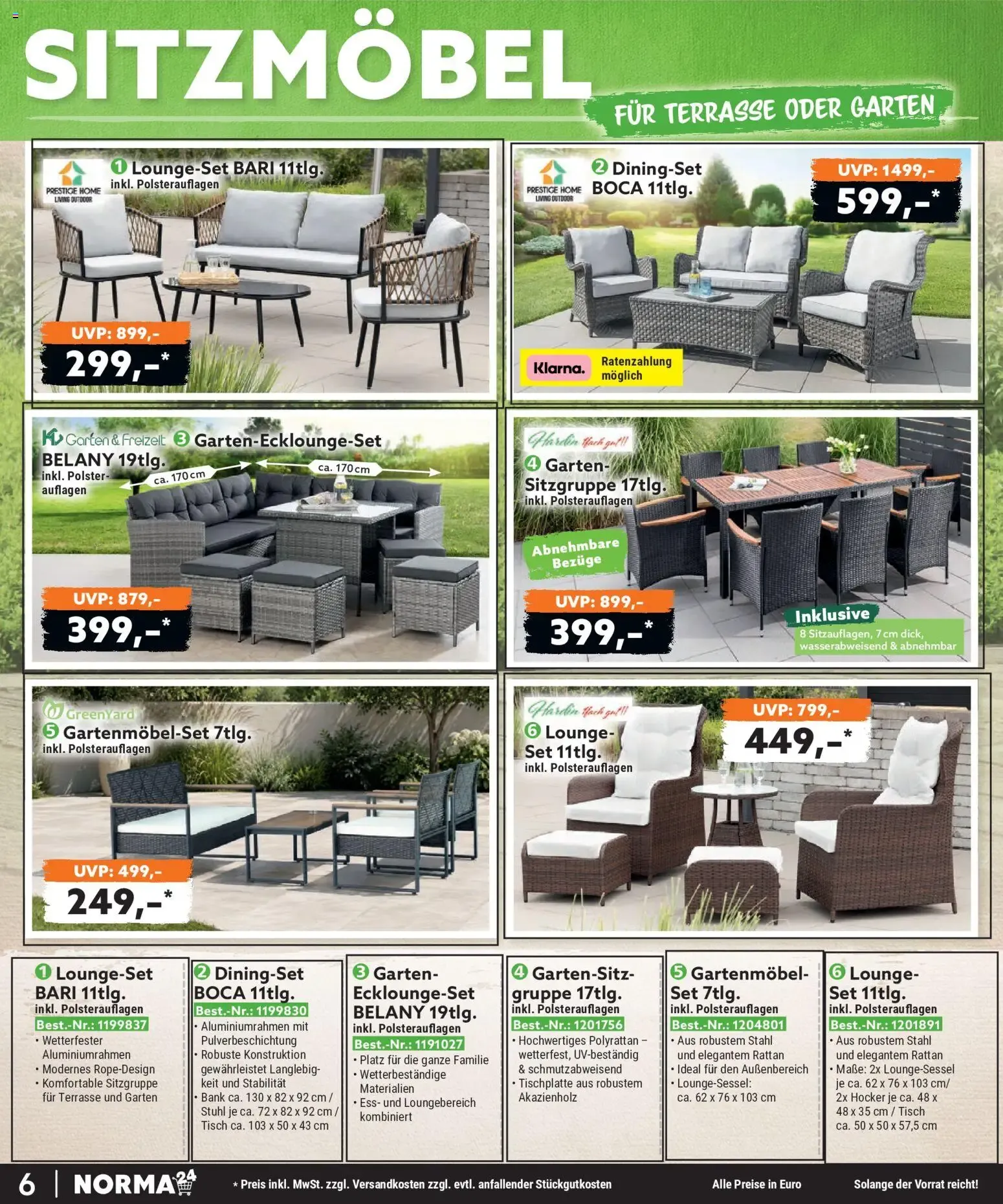Norma Bestellmagazin Juli 2026 (ab 01.07.2026) zum blättern » Angebote von 1. Juli bis 31. Juli 2026 - Prospekt seite 6