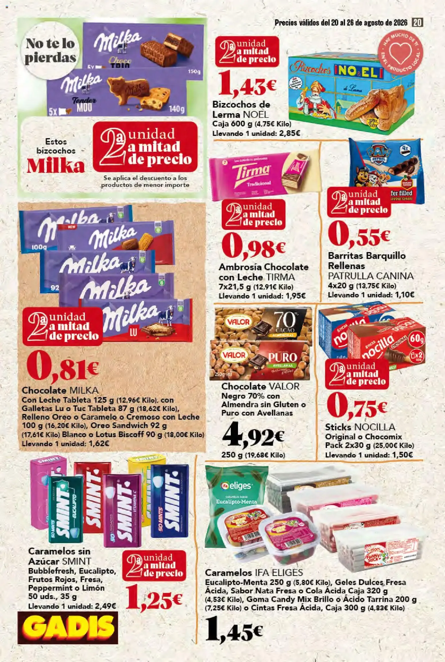 Catálogo de Gadis folleto 20/08/2026 - 26/08/2026 20 de agosto al 26 de agosto 2026 - Página 20