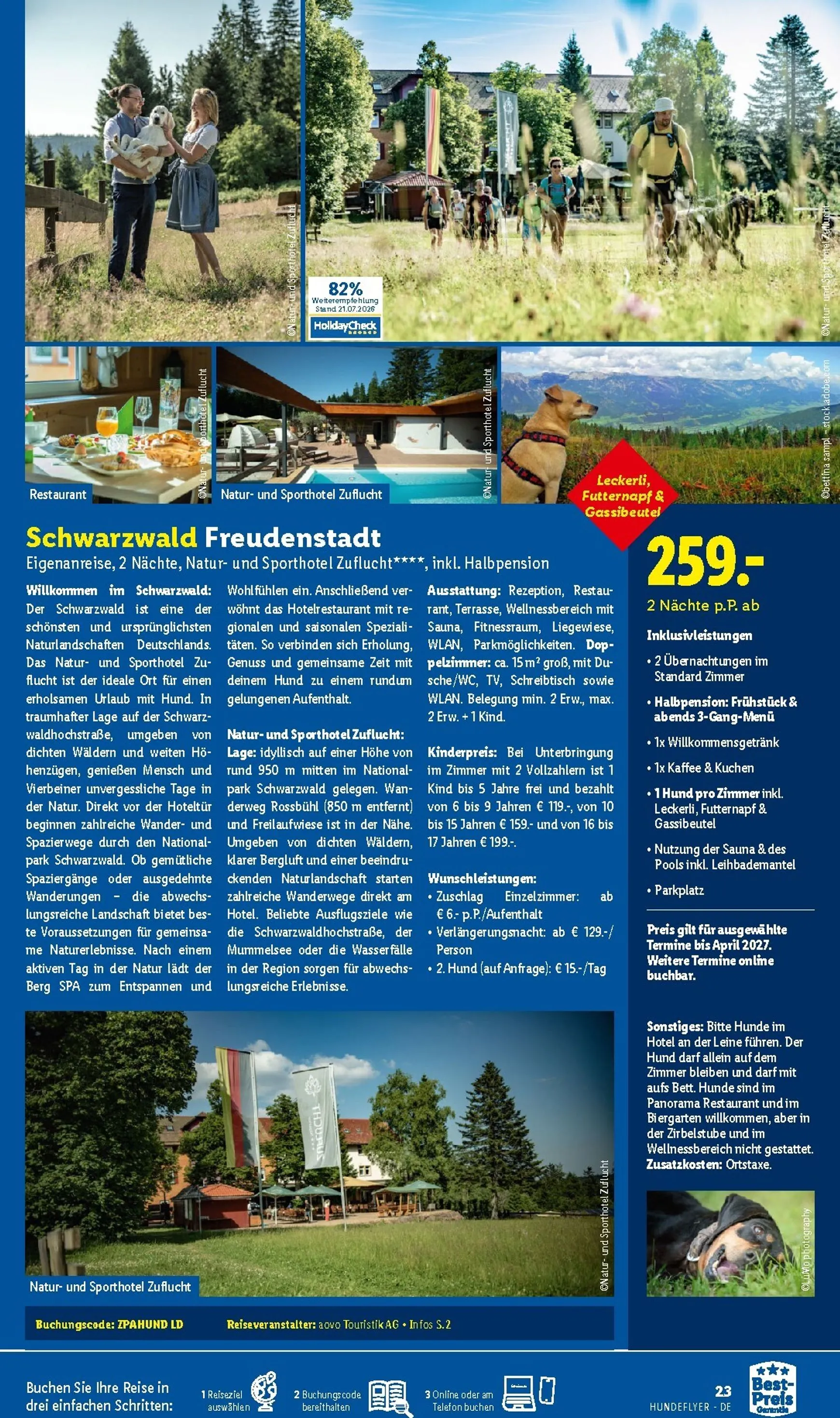 Urlaub mit Wau-Effekt lohnt sich. Lidl Reisen & Experiences von 29. Juli bis 31. Dezember 2026 - Prospekt seite 23