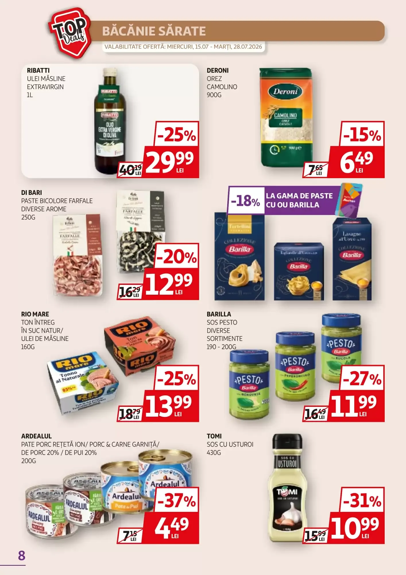 Catalog Catalog Auchan de la 15 iulie până la 28 iulie 2026 - Revista Pagina 8