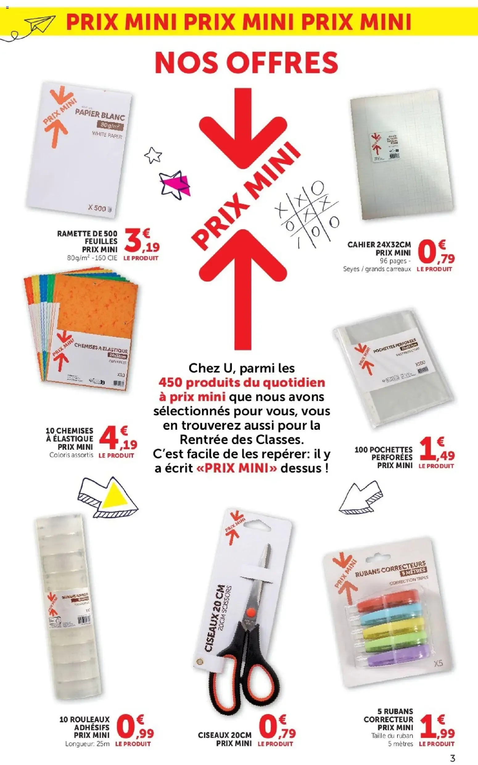 Super U - La rentrée à prix bas à partir du 11/08/2026 - promo en ligne du 11 août au 30 août 2026 - Catalogue page 3