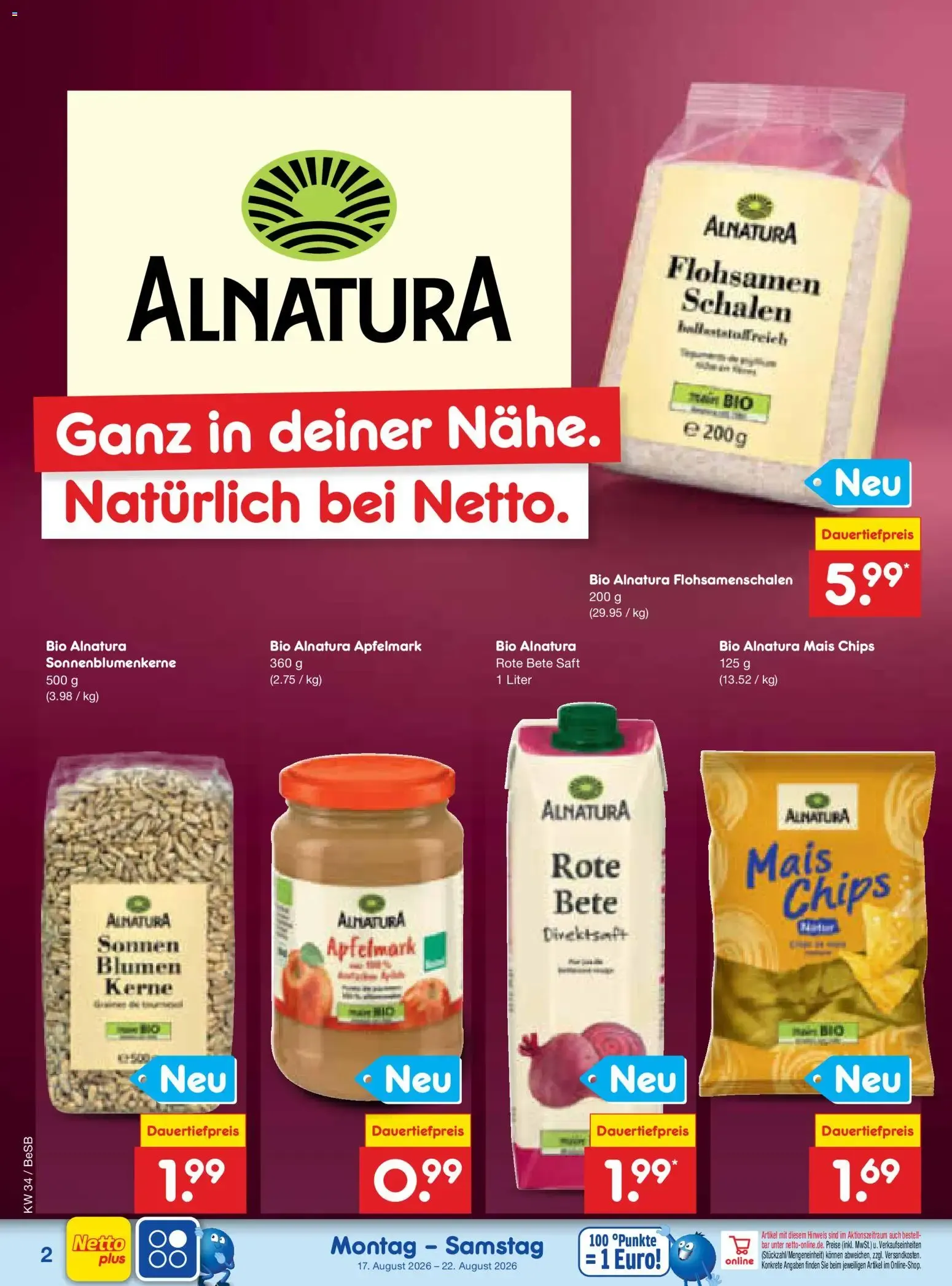 Netto Marken-Discount Prospekt (ab 17.08.2026) » Angebote von 17. August bis 22. August 2026 - Prospekt seite 46
