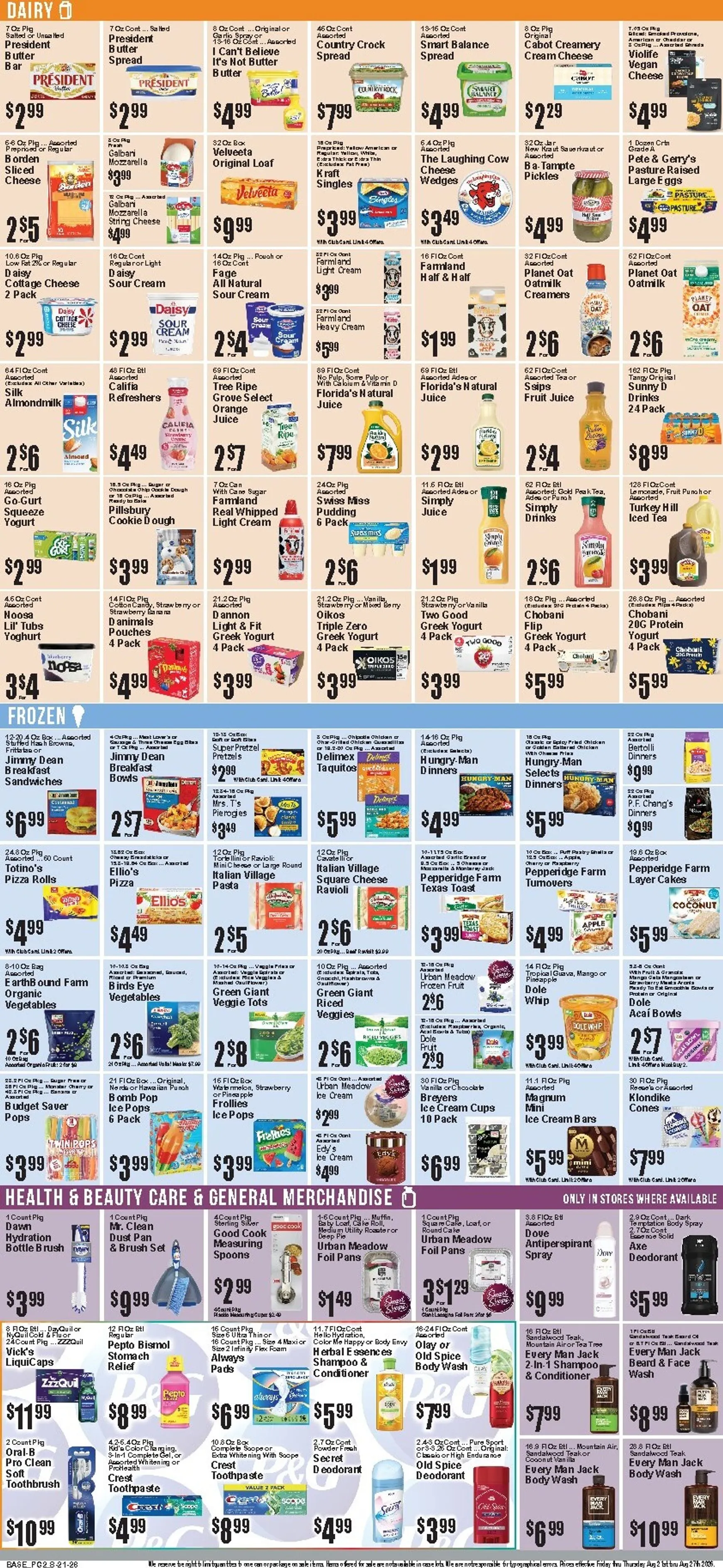Weekly ad Current Food Universe leaflet valid from Friday 08/21/2026 to Thursday 08/27/2026 from August 21 to August 27 2026 - Page 3