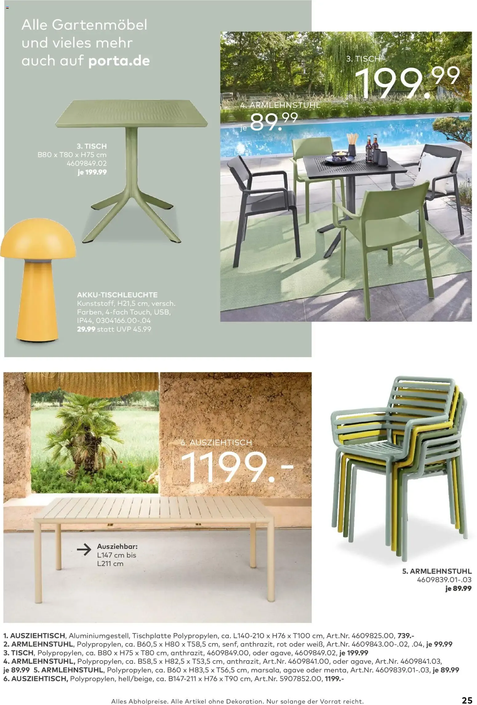 Porta! Gartenmöbel Katalog (ab 01.03.2026) zum Blättern von 1. März bis 31. August 2026 - Prospekt seite 24
