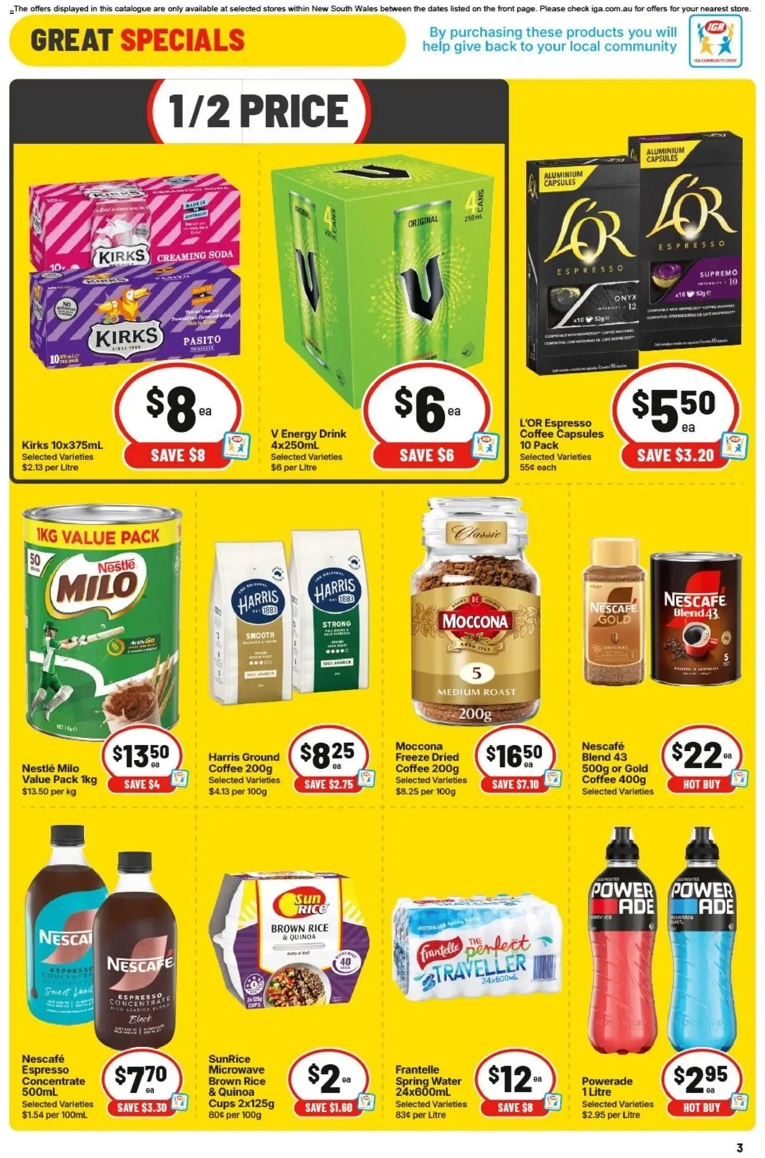 IGA catalogue valid from 19/08/2026 > Online Australia - Catalogue valid from 19 August to 25 August 2026 - page 3