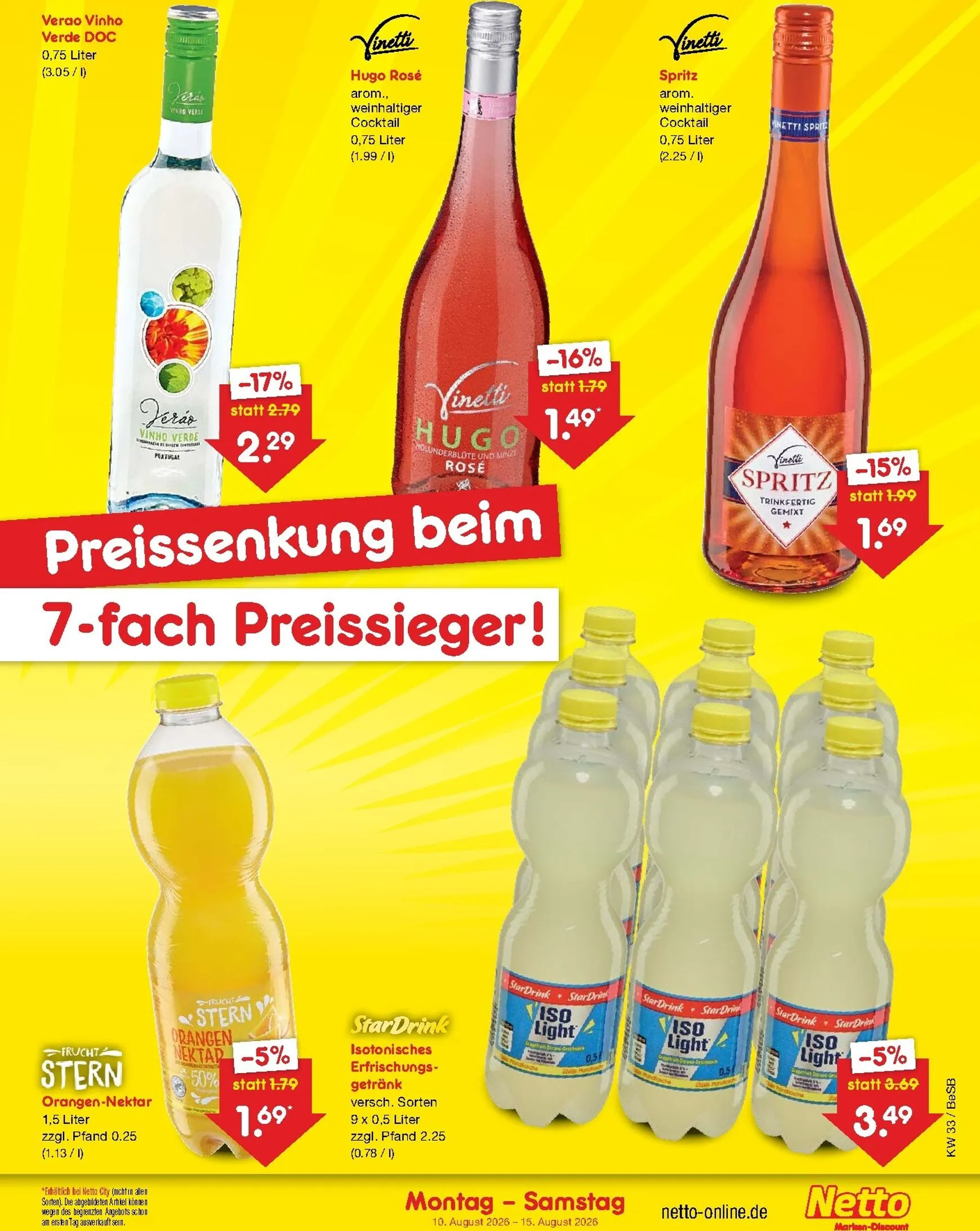 Netto Marken Discount Prospekt nächste Woche – von Montag 10.08.2026 bis Samstag 15.08.2026 von 10. August bis 15. August 2026 - Prospekt seite 40