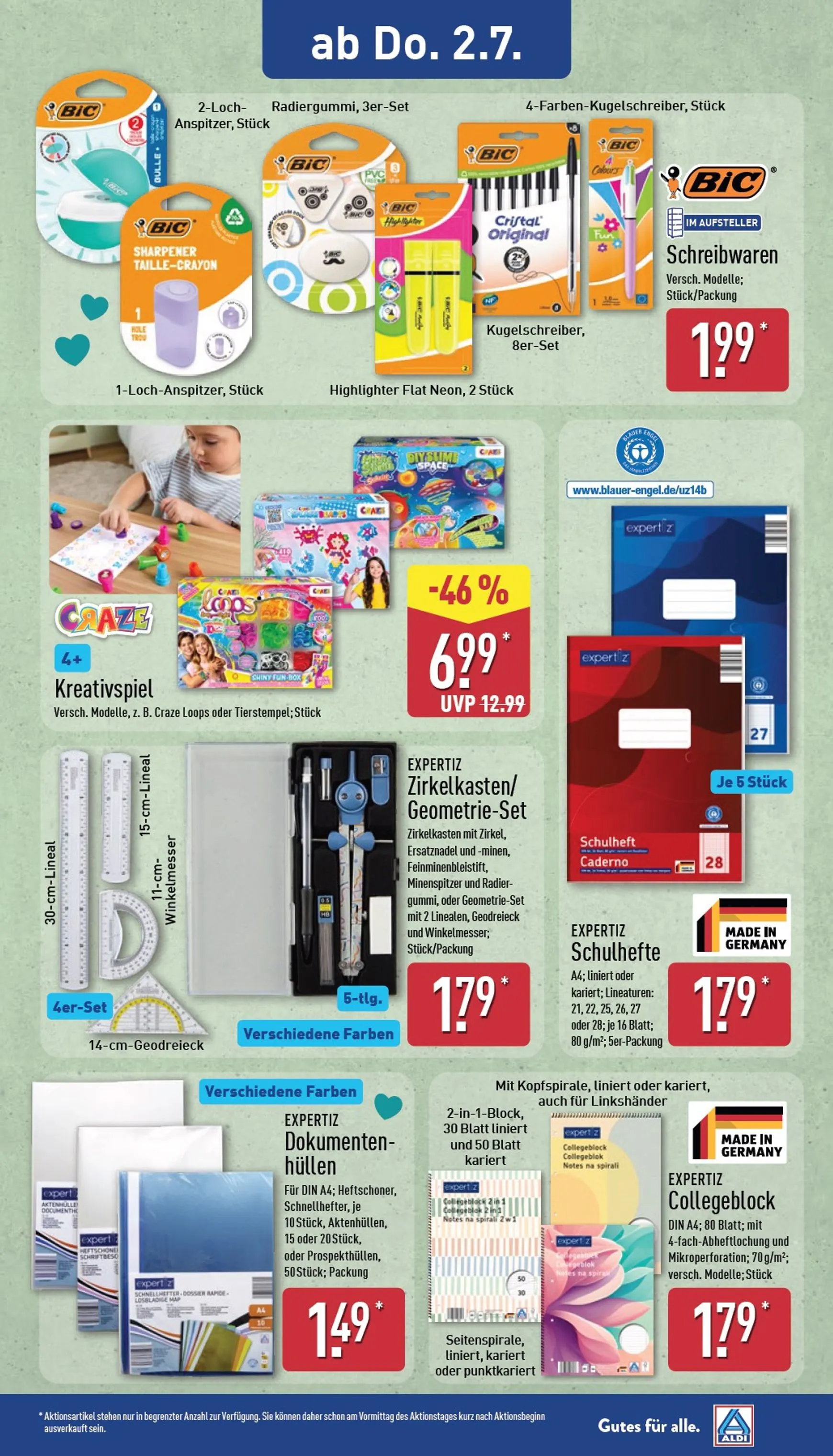 ALDI NORD - Ausblick Prospekt nächste Woche – von Montag 29.06.2026 bis Samstag 04.07.2026 von 29. Juni bis 4. Juli 2026 - Prospekt seite 15