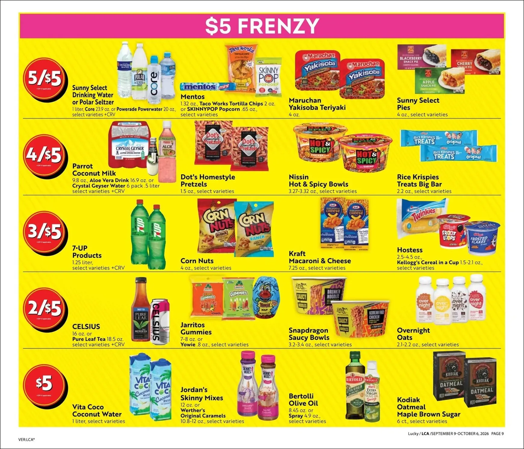 Weekly ad Lucky Steals & Deals from September 9 to October 6 2026 - Page 9