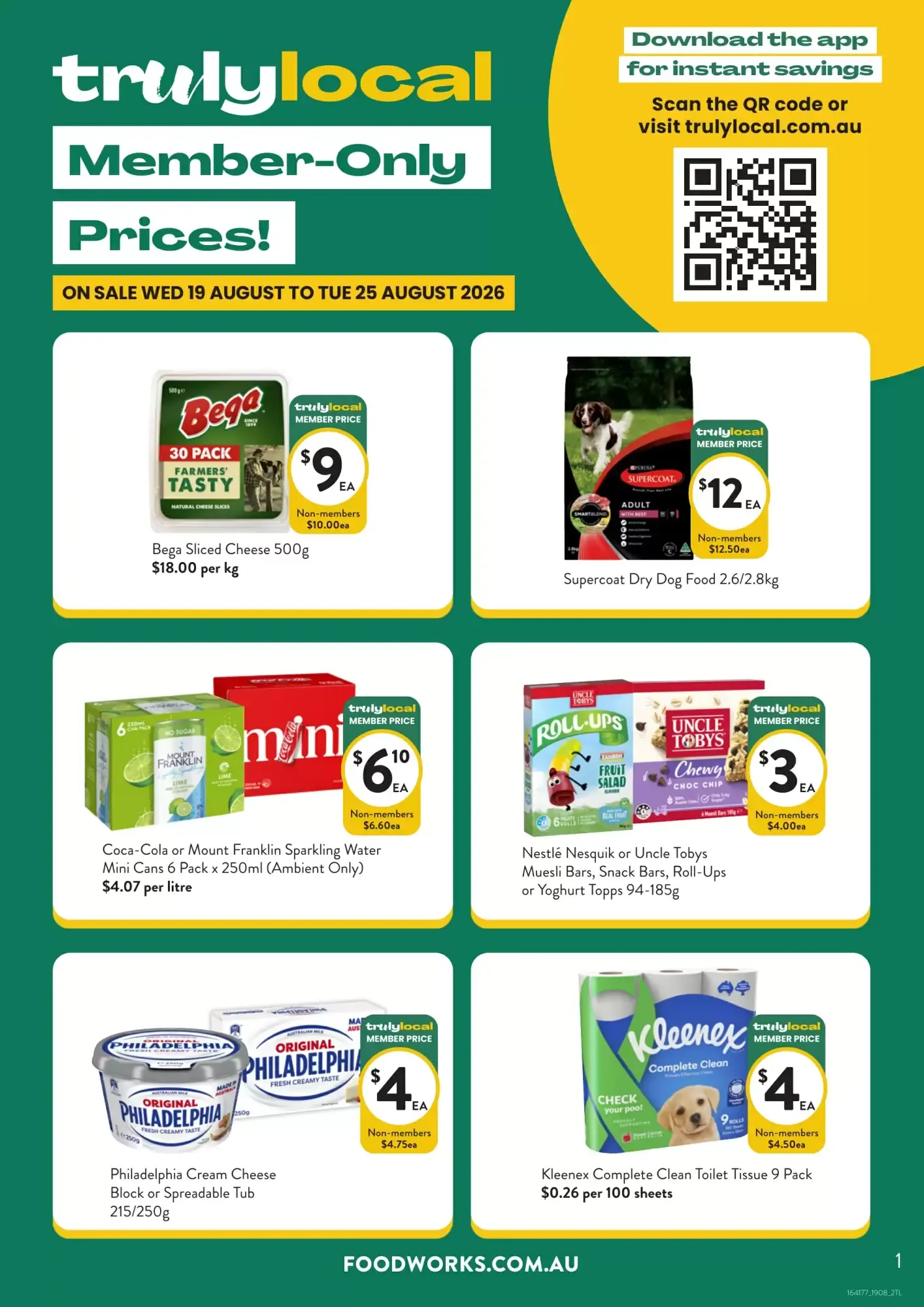 TrulyLocal Member-Only Prices! - Catalogue valid from 19 August to 25 August 2026 - page 1
