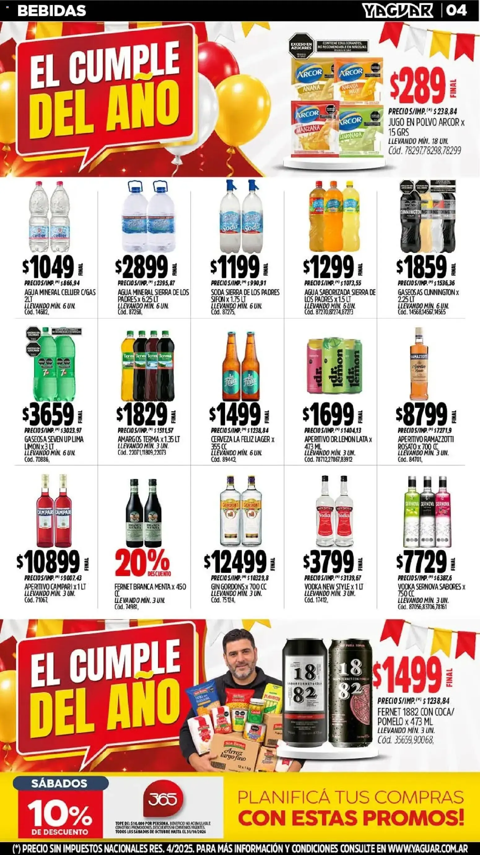 Ofertas de Yaguar - Oferta Semanal Mar del Plata del 26/10/2026 - 31/10/2026 26 de octubre al 31 de octubre 2026 - Página 5 del catálogo