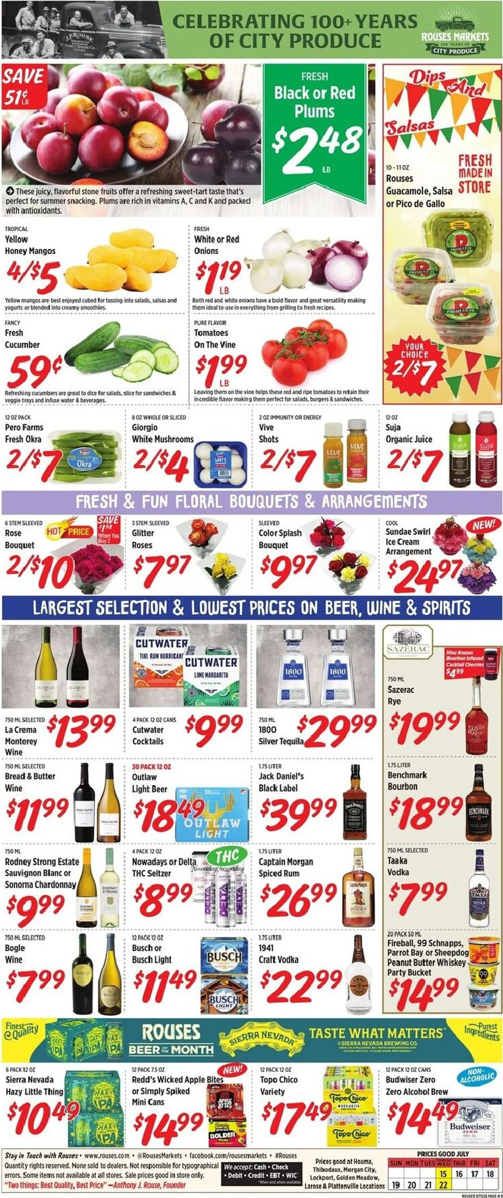 Weekly ad Current Rouses Markets leaflet valid from Wednesday 07/15/2026 to Wednesday 07/22/2026 from July 15 to July 22 2026 - Page 6