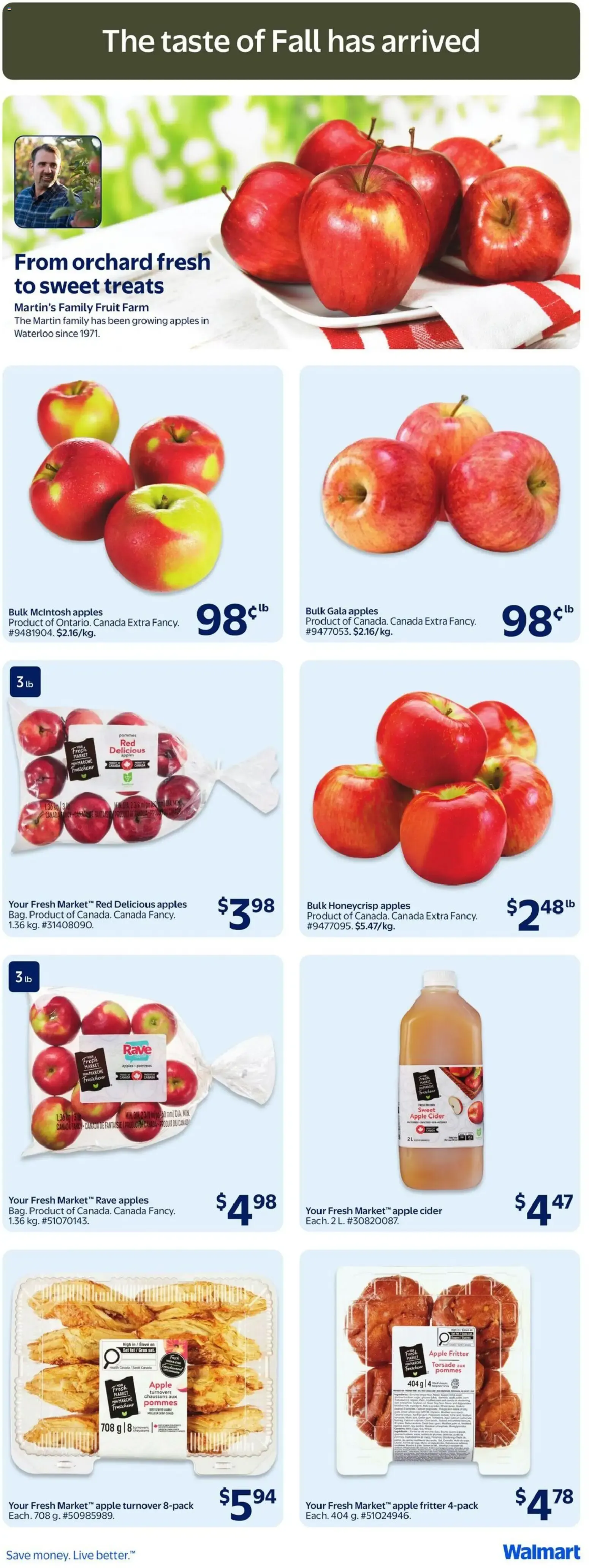 Thanksgiving feast, last year's prices from October 1 to October 7 2026 - flyer page 13