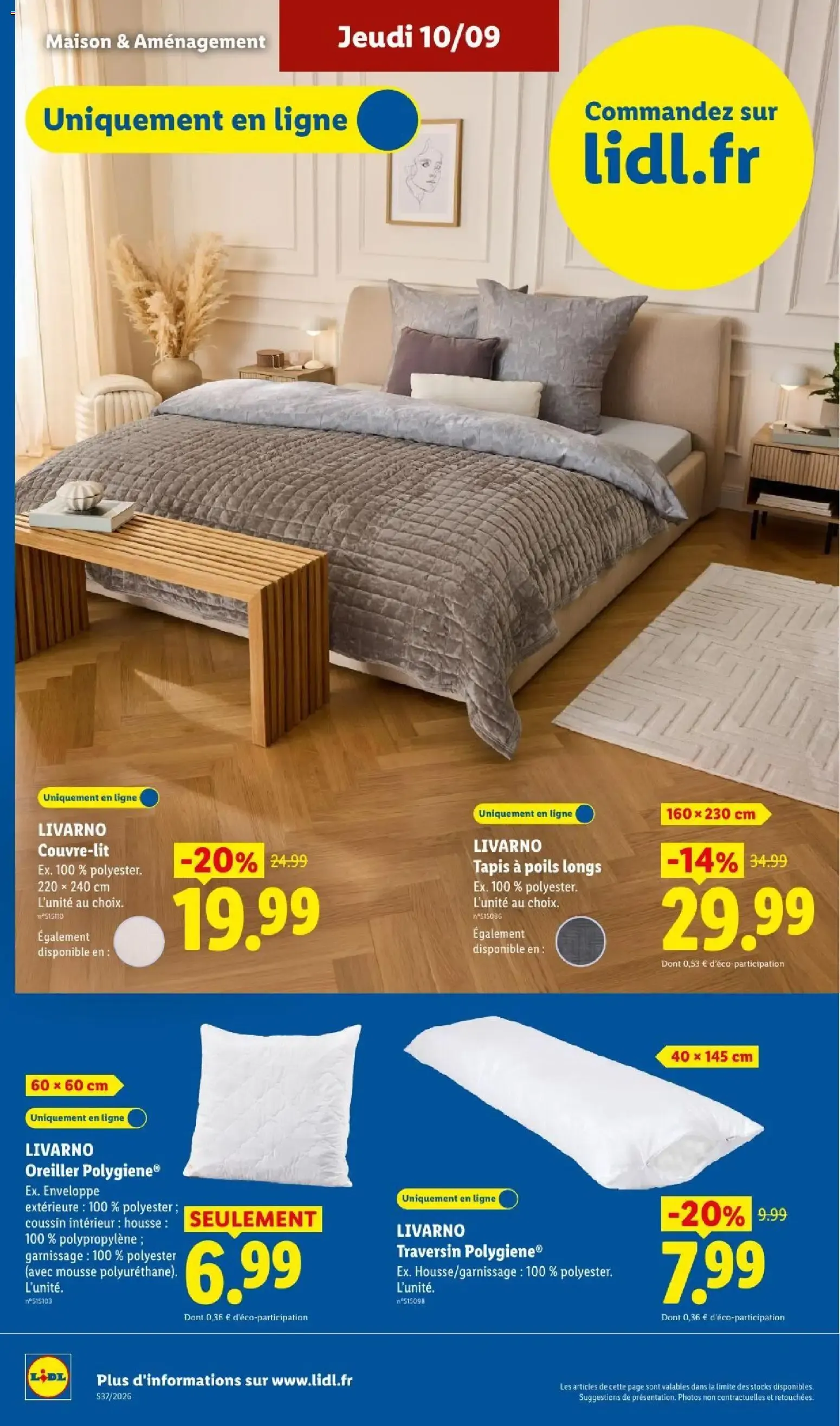 Catalogue LIDL du 10/09/2026 | Promo prospectus en ligne du 10 septembre au 16 septembre 2026 - Catalogue page 26