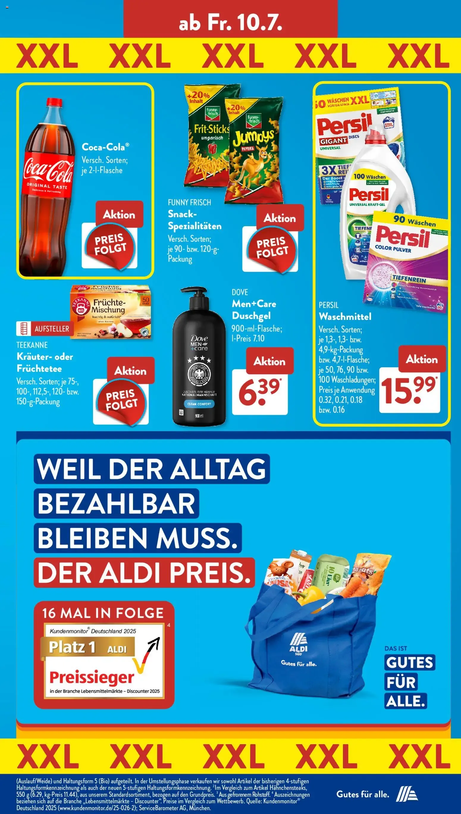 Aldi Süd Prospekt von 6. Juli bis 11. Juli 2026 - Prospekt seite 16