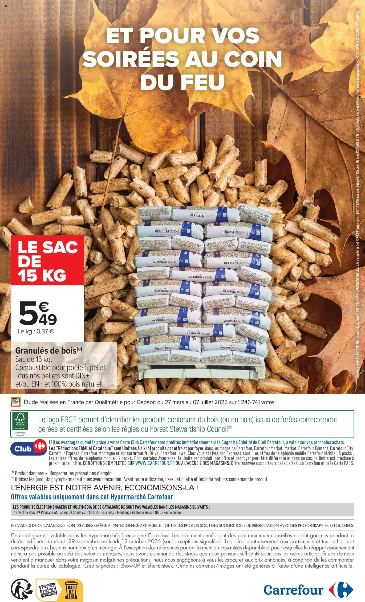 Carrefour Jardin et bricolage à partir du 29/09/2026 - promo en ligne du 29 septembre au 12 octobre 2026 - Catalogue page 20