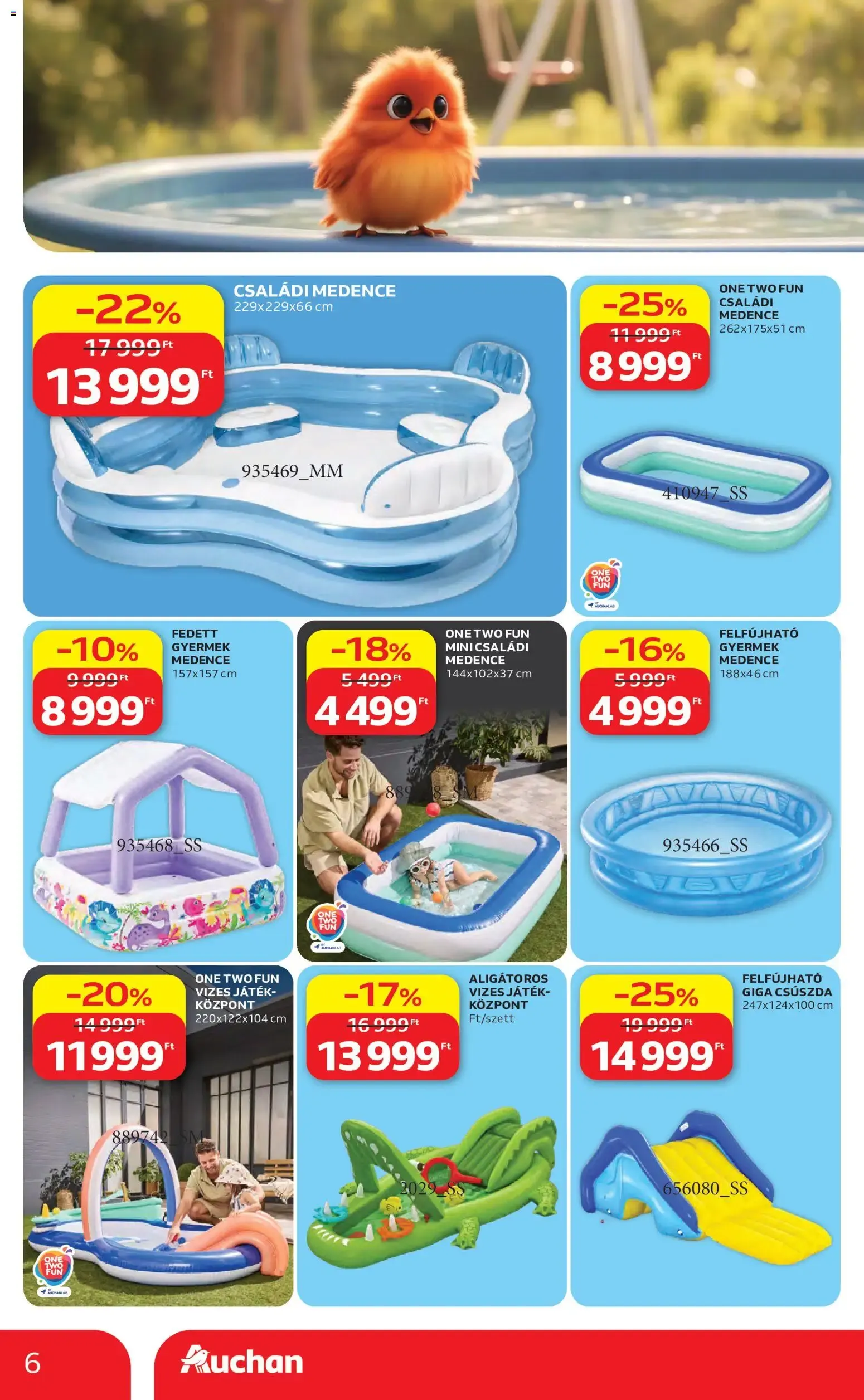 Katalógus Auchan Nyári extra ajánlataink - 2026.06.11. -tól/töl > akció, lapozható szórólap 🛍️ június 11.-tól július 1.-ig 2026. - Oldal 6