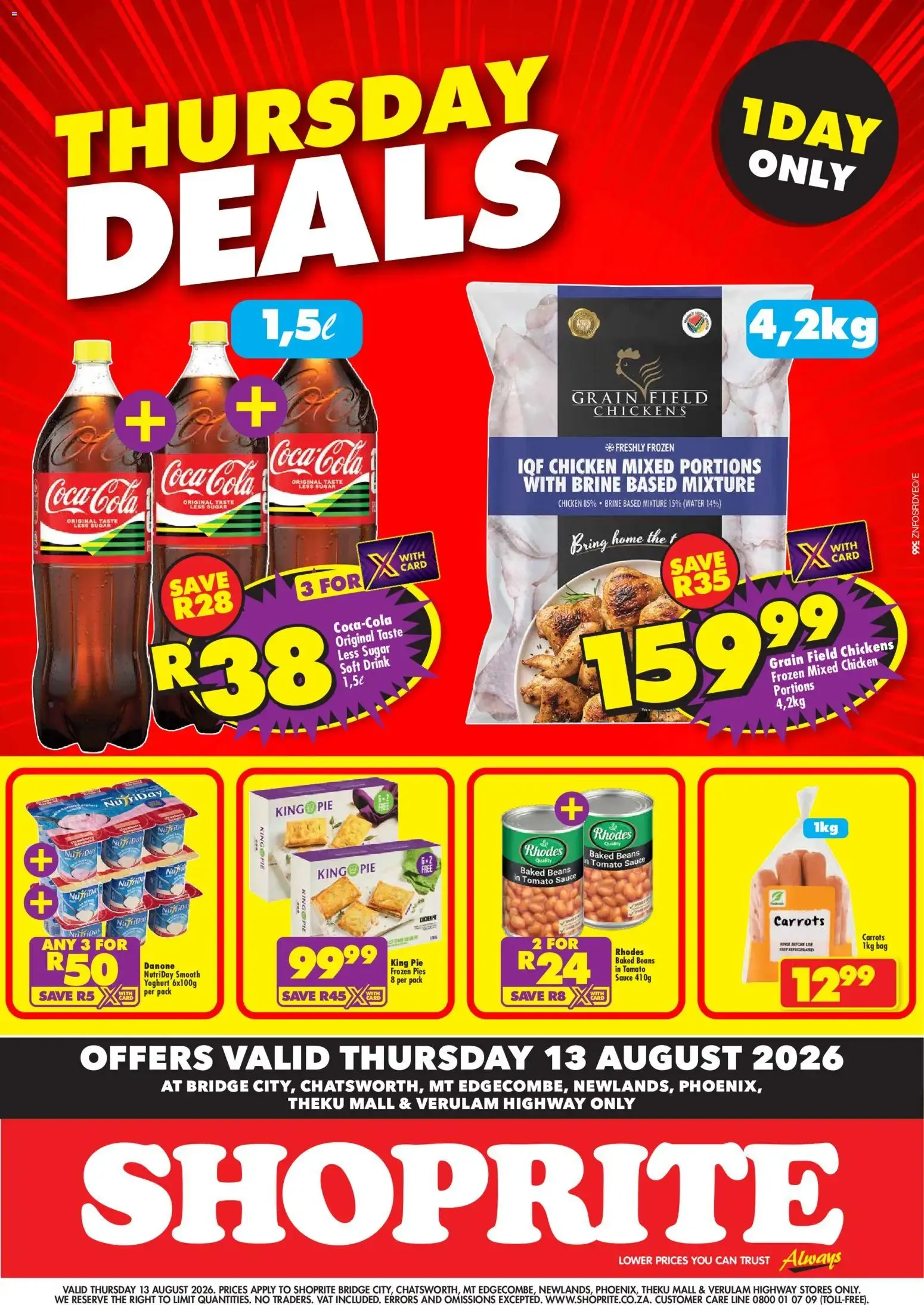 Shoprite - Thursday Deals Exclusive (13/08/2026 - 13/08/2026) → Online Catalogue