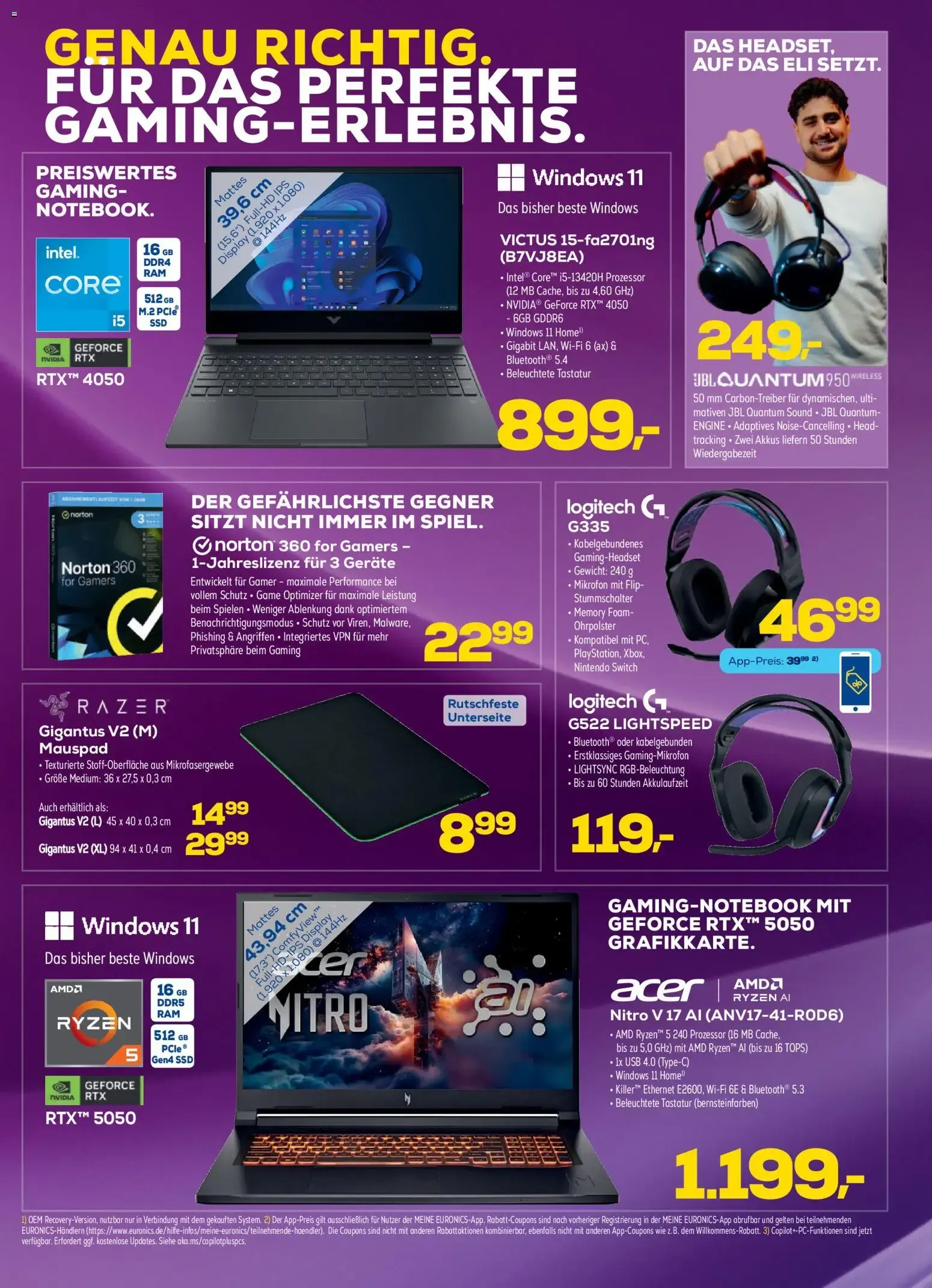 Euronics XXL PC-Flyer: Gaming Highlights von 17. August bis 23. August 2026 - Prospekt seite 2