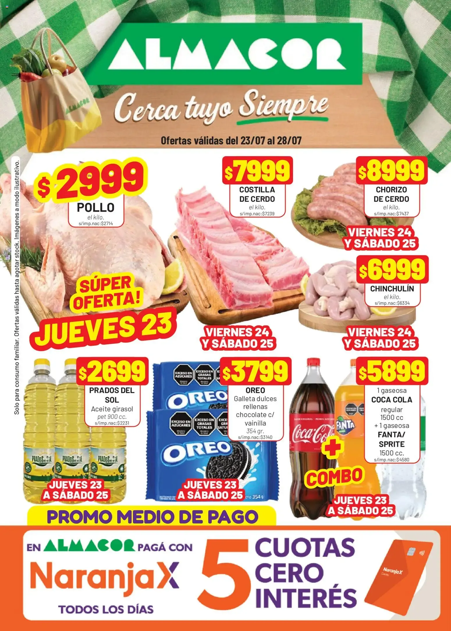 Ofertas de Almacor catálogo del 23/07/2026 - 28/07/2026 23 de julio al 28 de julio 2026 - Página 1 del catálogo