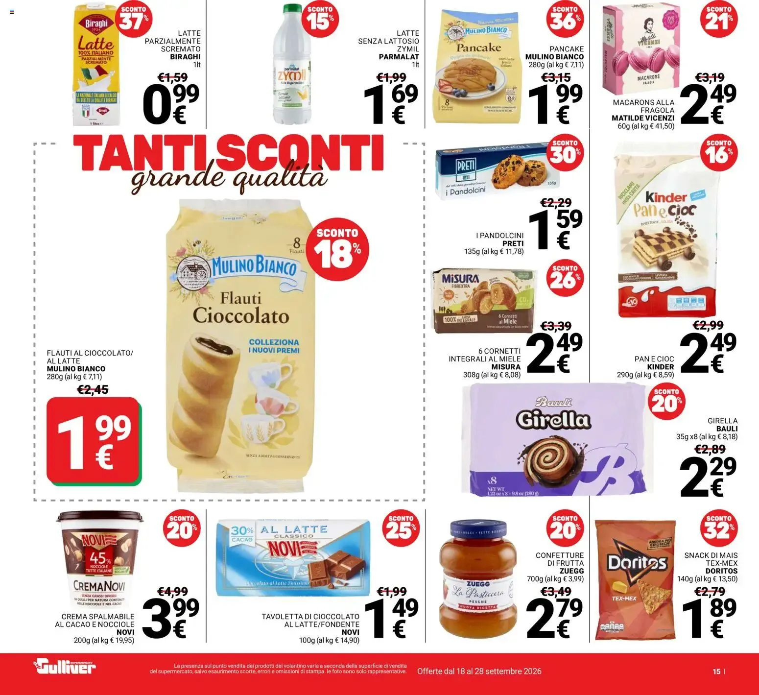 Nuovo Gulliver volantino dal 18/09/2026 > offerte anteprima 🛍️ da 18 settembre a 28 settembre di 2026 - Pagina del volantino 15