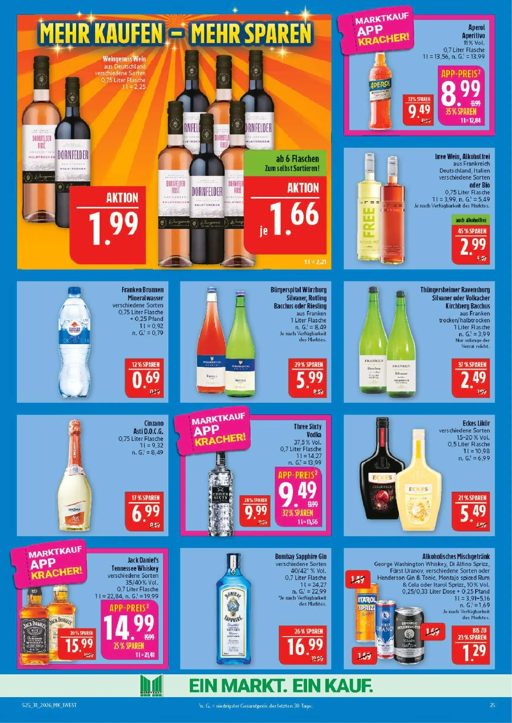 Marktkauf Prospekt nächste Woche – von Montag 27.07.2026 bis Samstag 01.08.2026 von 27. Juli bis 1. August 2026 - Prospekt seite 25