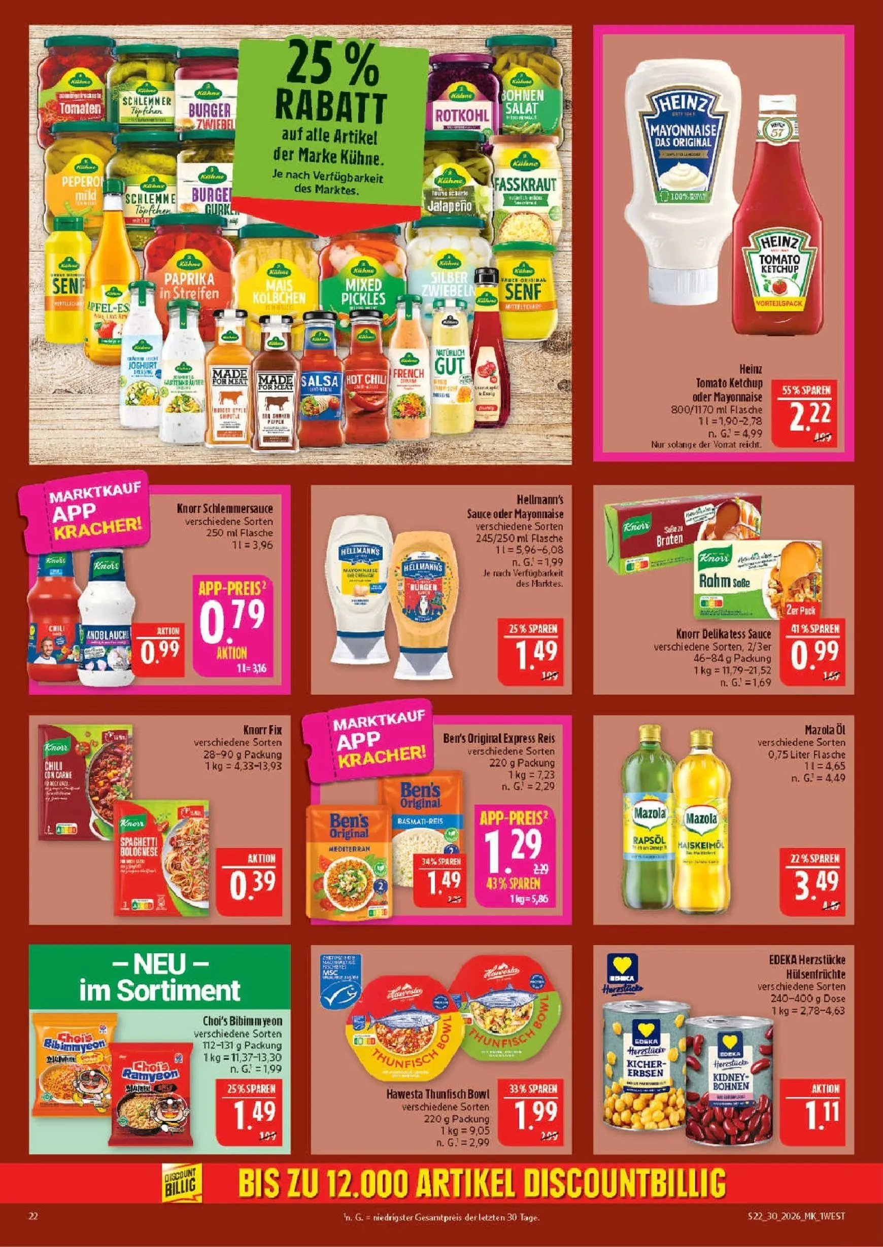 Marktkauf Prospekt – von Montag 20.07.2026 bis Samstag 25.07.2026 von 20. Juli bis 25. Juli 2026 - Prospekt seite 22