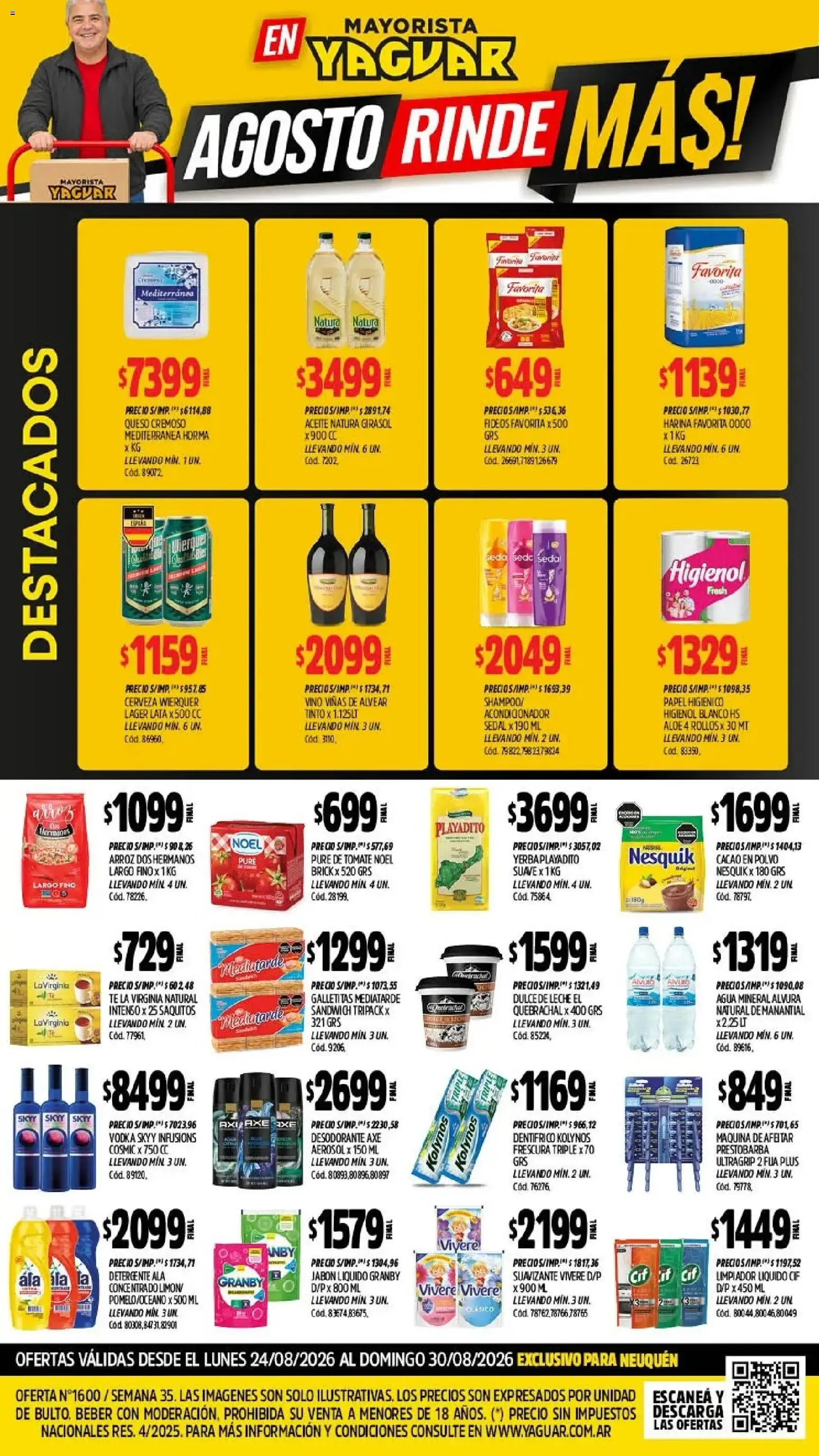 Mayorista Yaguar Agosto Rinde Más!