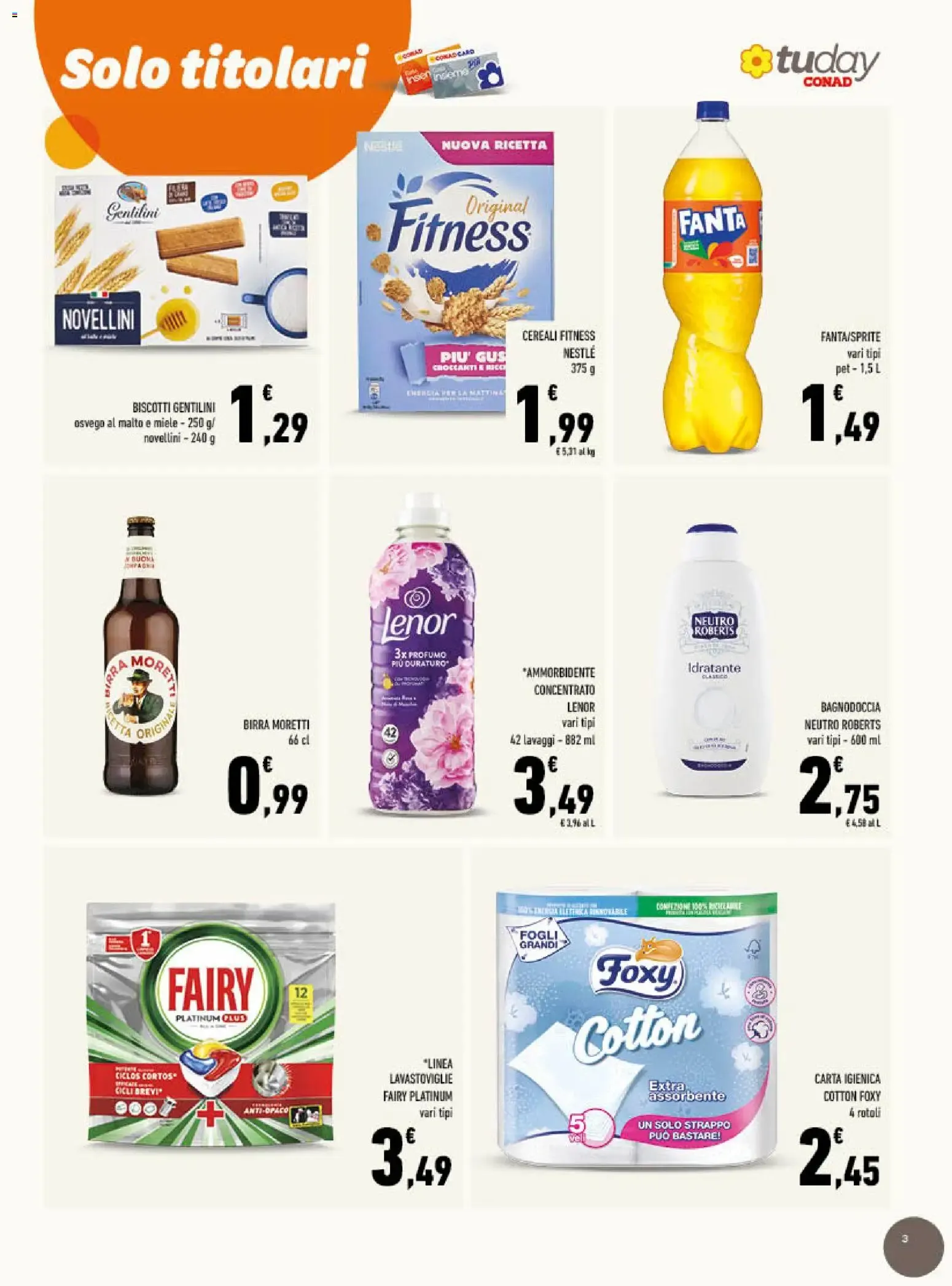 tuday CONAD - Gusto Italiano in Tavola da 17 giugno a 30 giugno di 2026 - Pagina del volantino 3