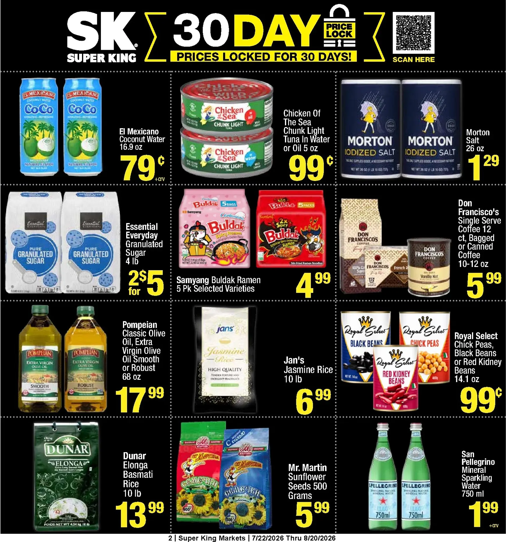 Weekly ad Current Super King - 30-Day Prices leaflet valid from Wednesday 06/24/2026 to Thursday 07/30/2026 from July 22 to August 20 2026 - Page 2
