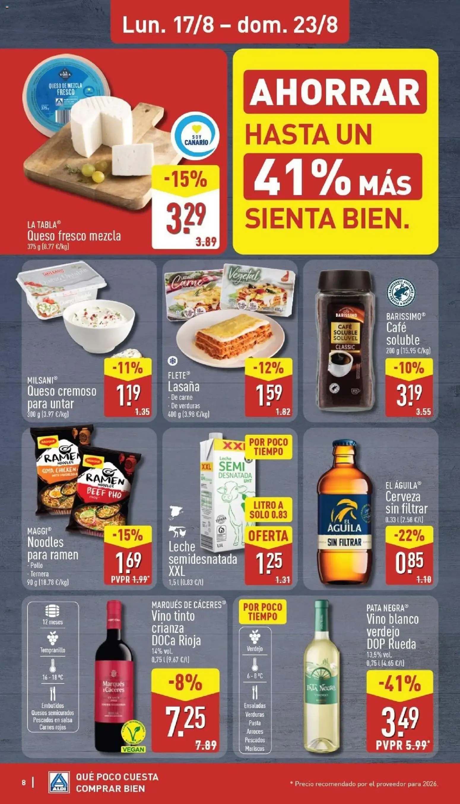 Catálogo de Aldi: Frescura a precios para tirarse a la piscina 17 de agosto al 23 de agosto 2026 - Página 8