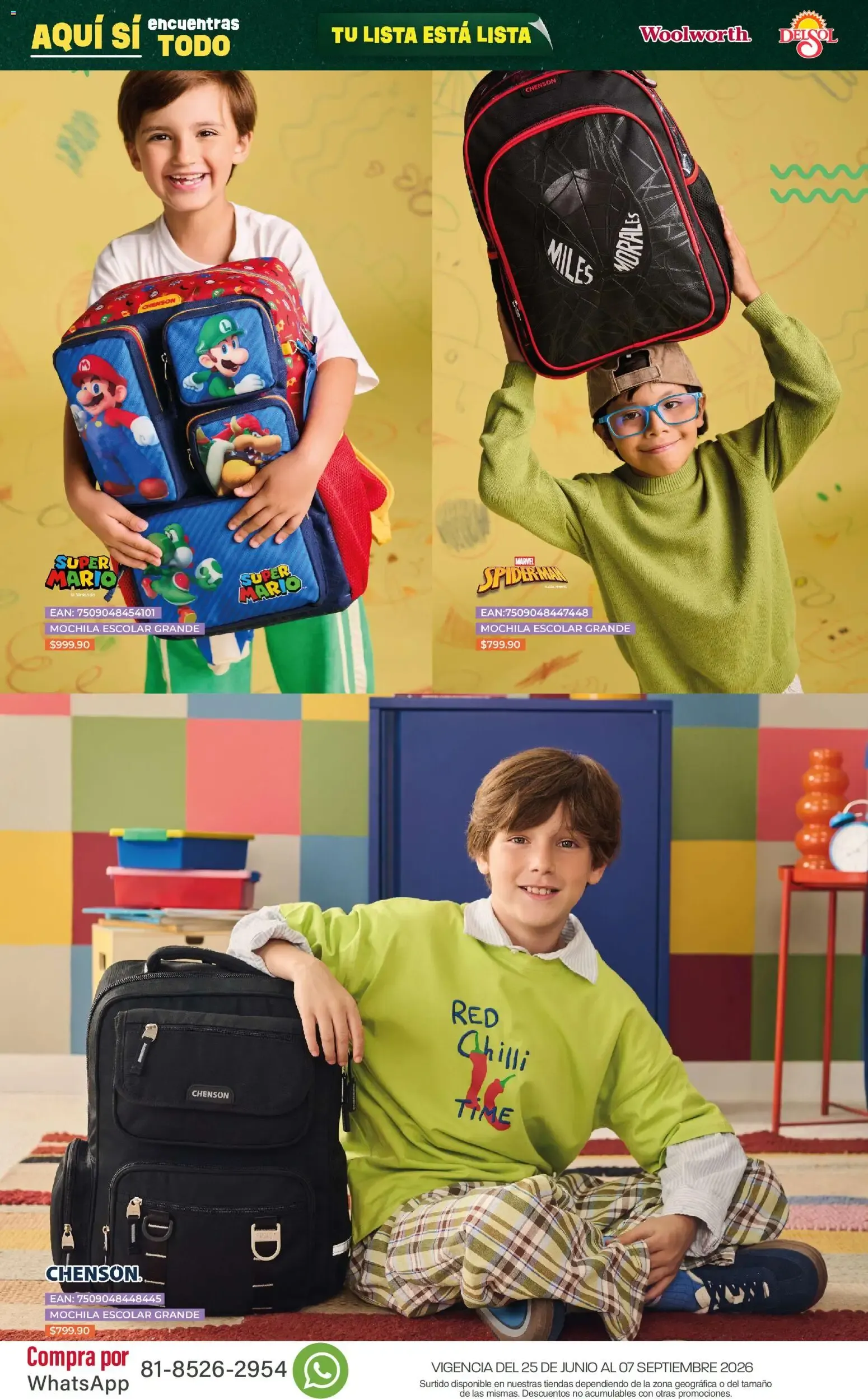 Catálogo de Del Sol y Woolworth catálogo Back To School (25/06/2026 - 07/09/2026) - catálogo en línea 25 de junio al 7 de septiembre 2026 - Pagina 49