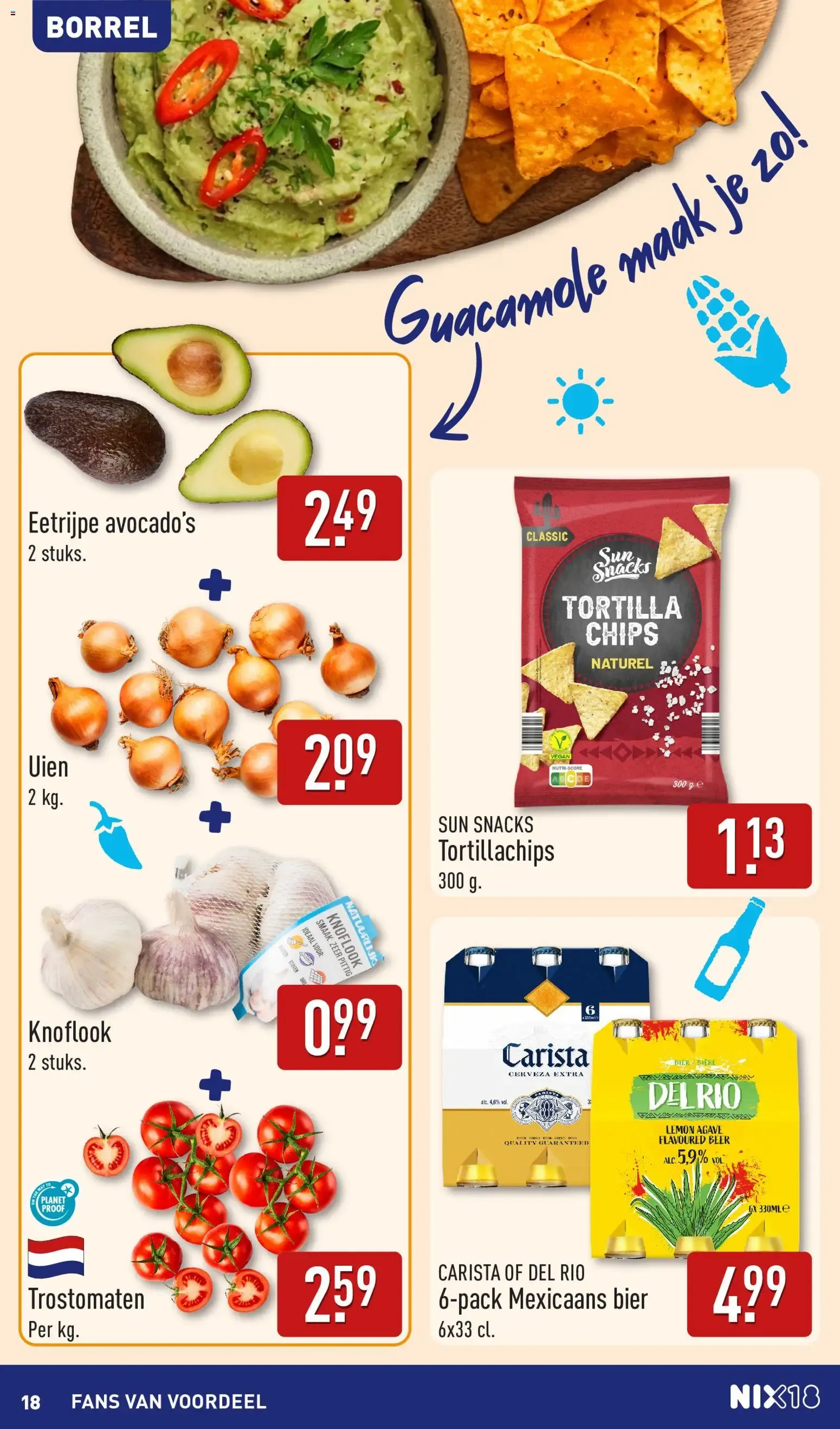 Aldi: Boordevol Zomerse Inspiratie voor de Borrel! van 6 juli tot 12 juli 2026 - Folder pagina 18