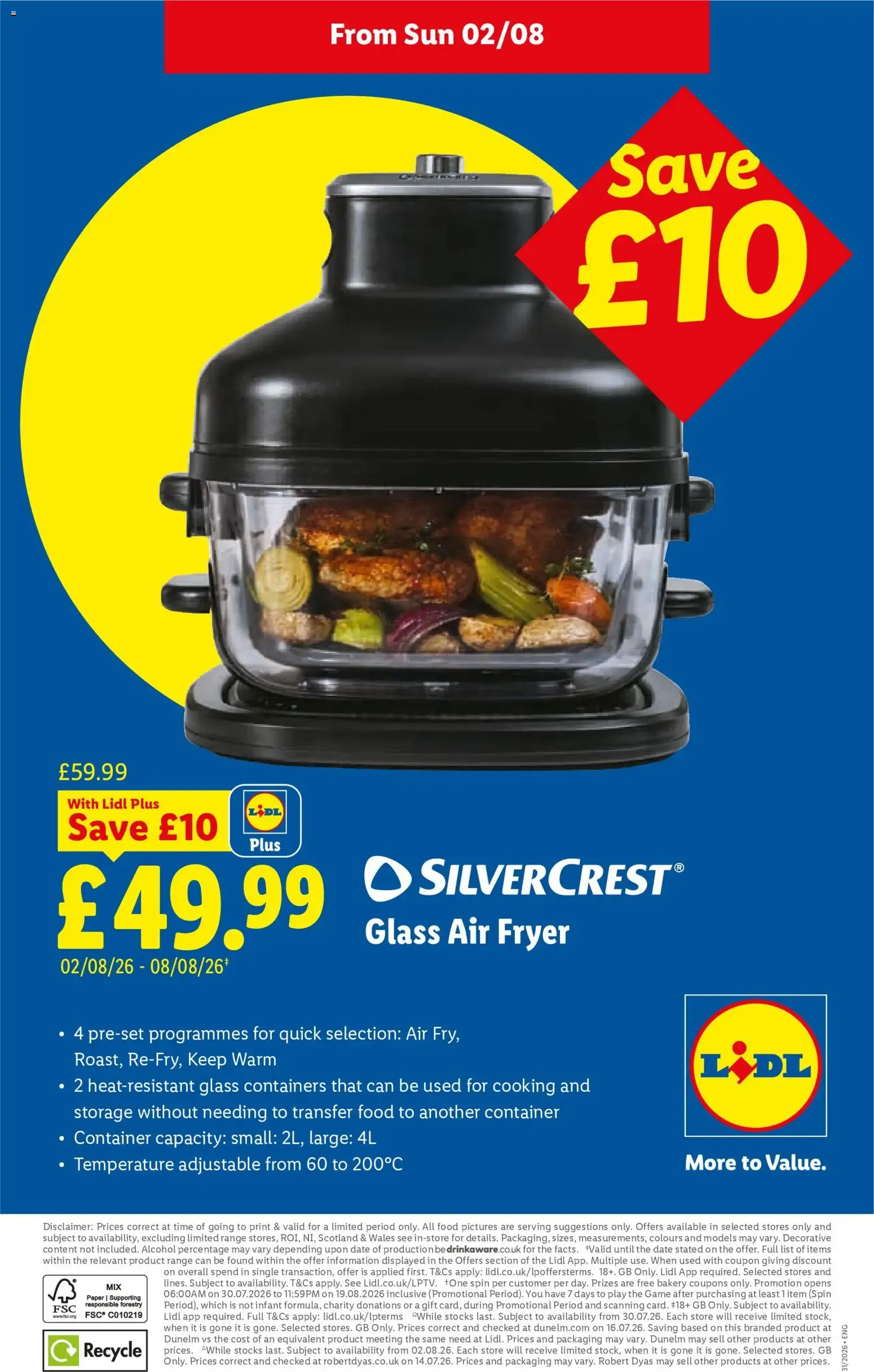 Lidl Weekly Offers from 30 July to 19 August 2026 - Catalogue Page 9